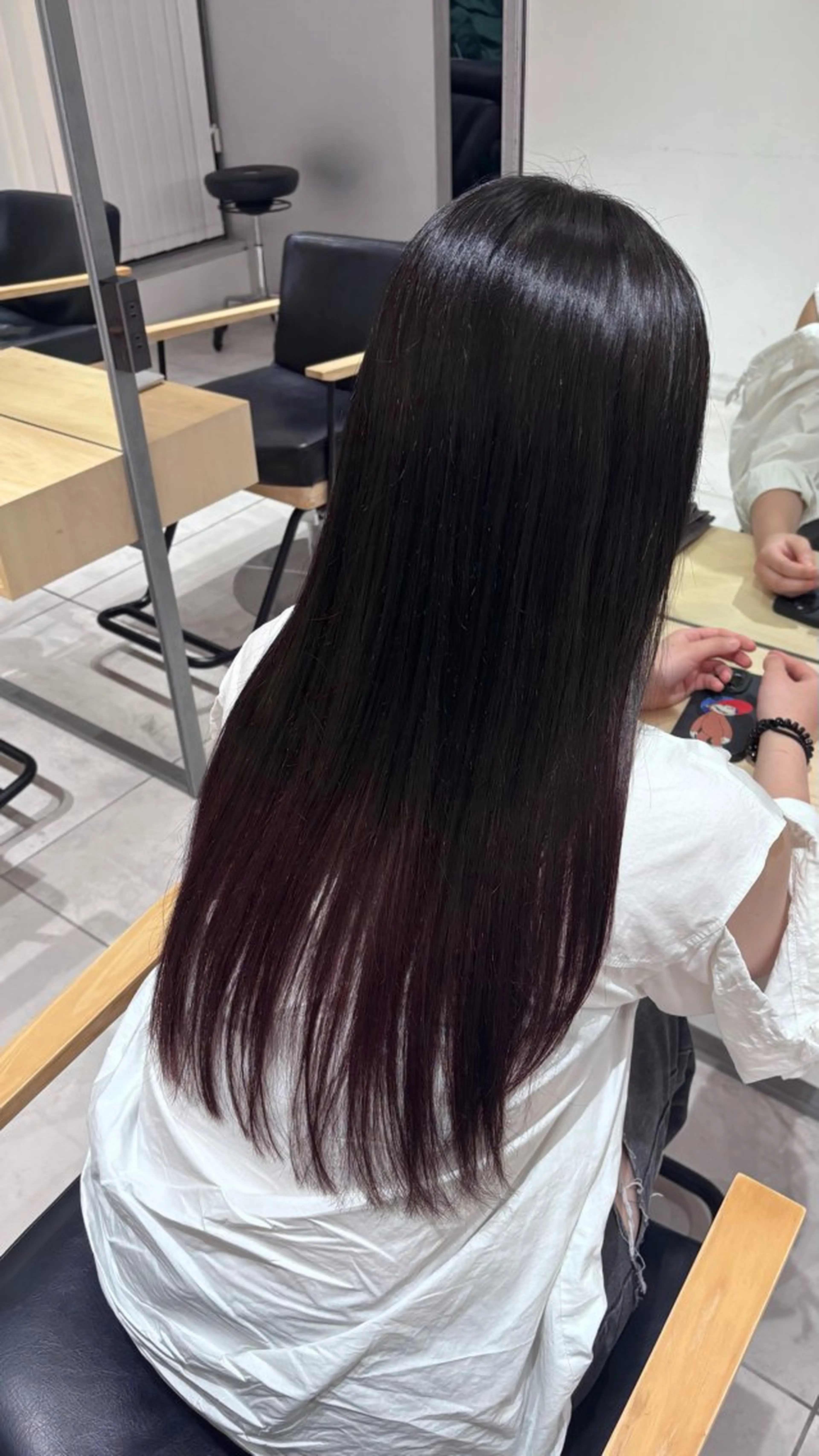 ロング カラー ヘアカラー トリートメント 透明感/グレージュ/ ベージュ/るな🪽のヘアスタイル