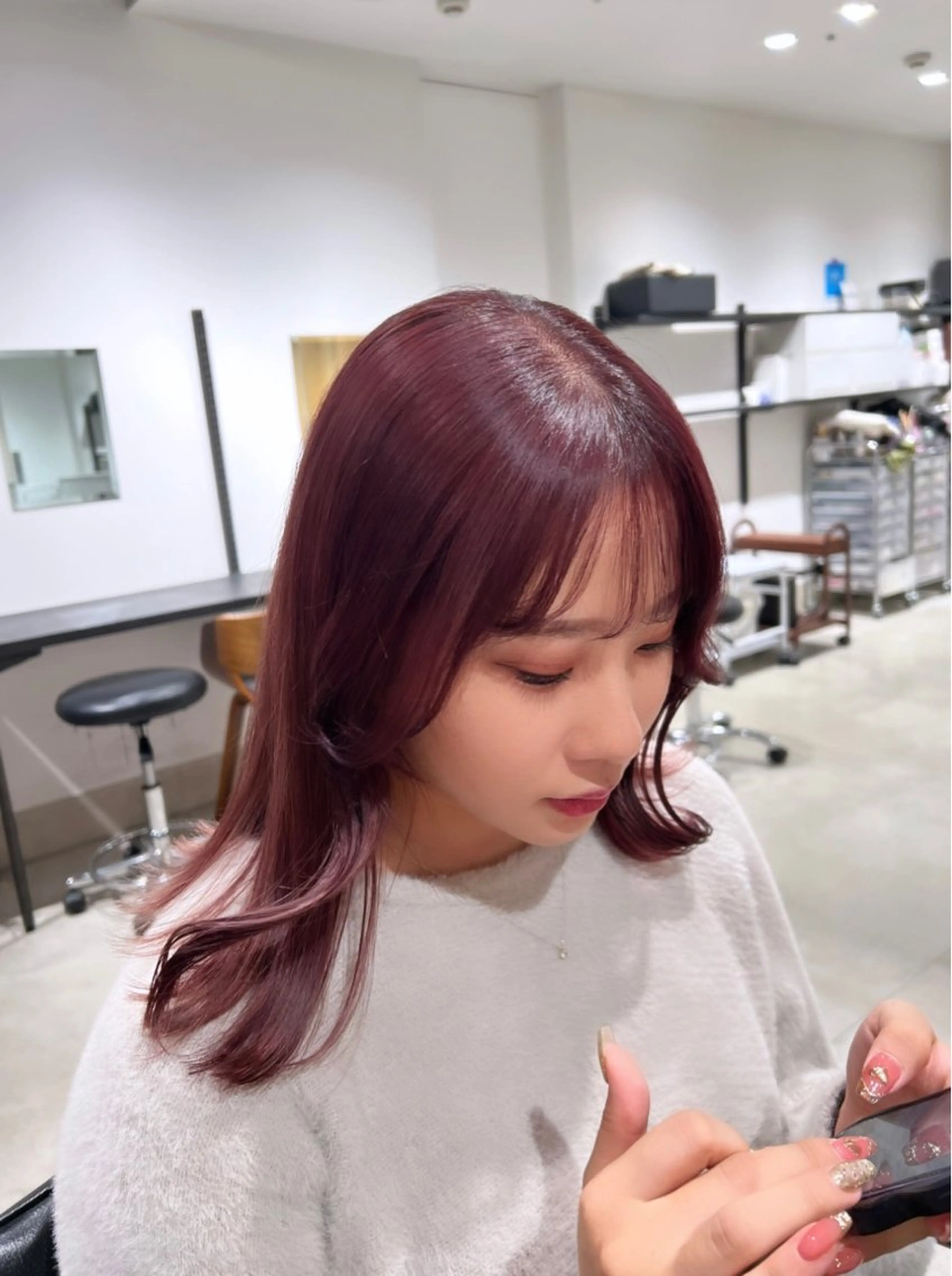 セミロング 艶髪 mayuka💖のヘアスタイル