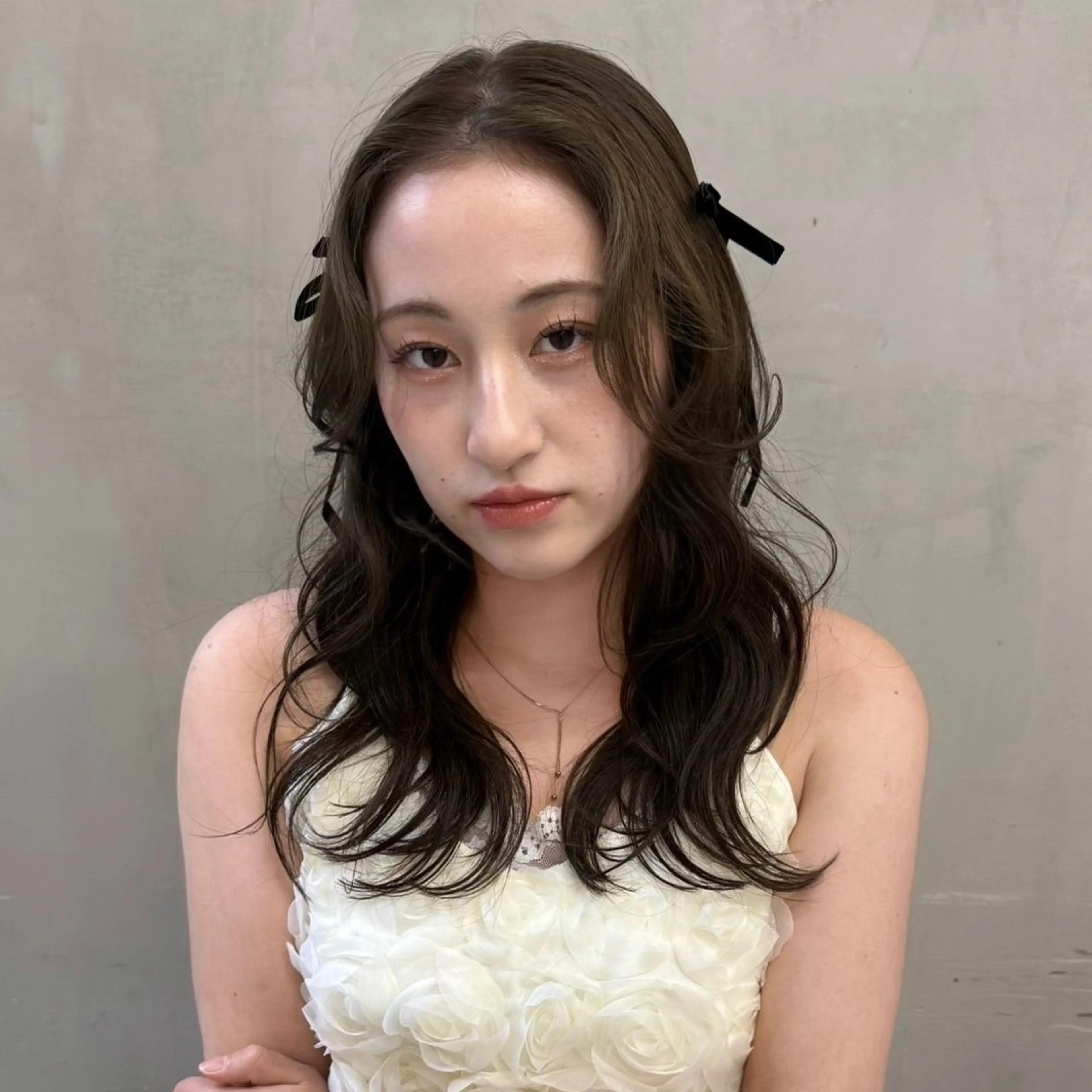 ロング カラー ヘアアレンジ 透明感暖色カラー🥣 rico💗のヘアスタイル
