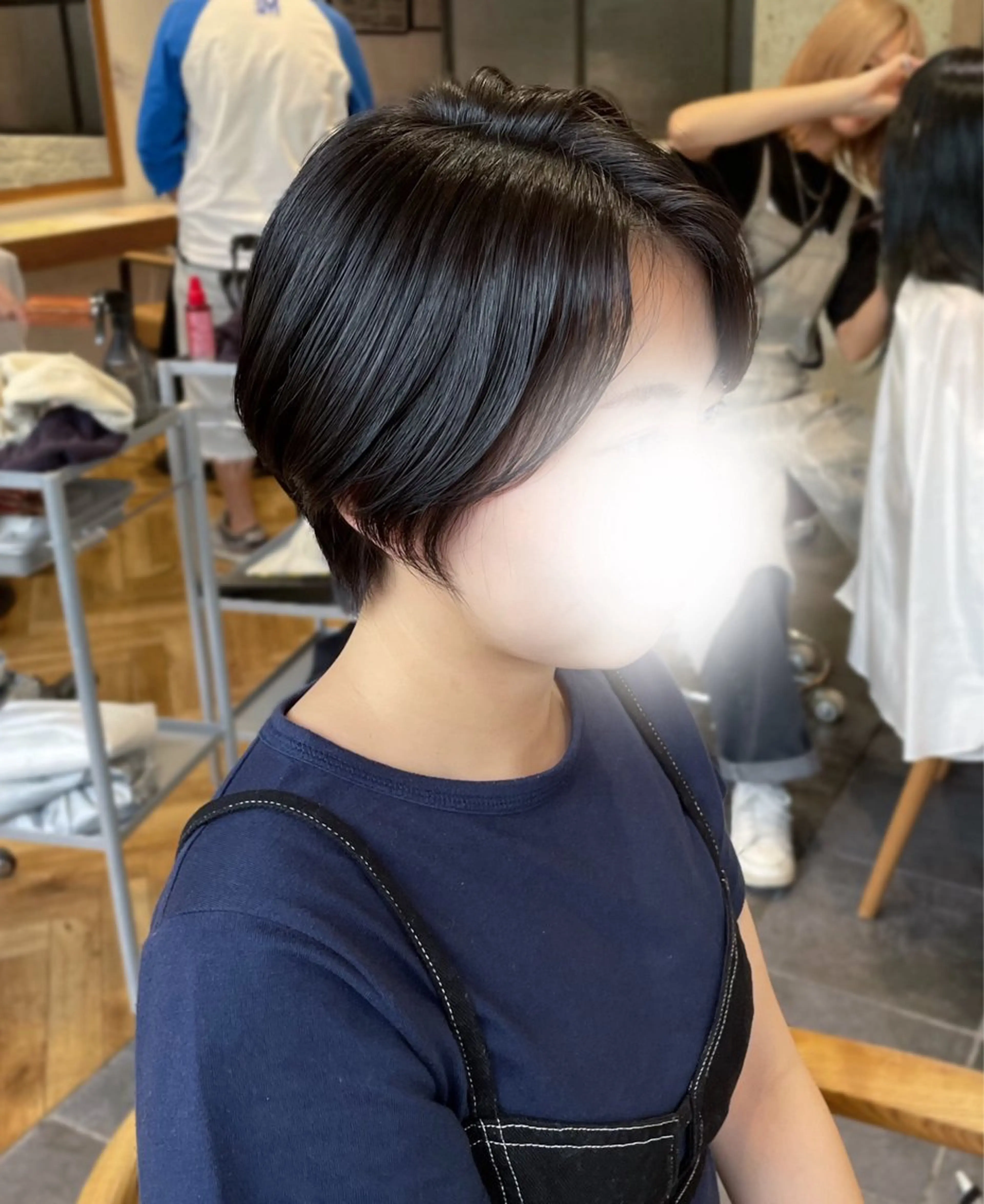 ショート ショートヘア 𝒚𝒖-𝒓𝒊 ⸝⋆艶color🌙のヘアスタイル