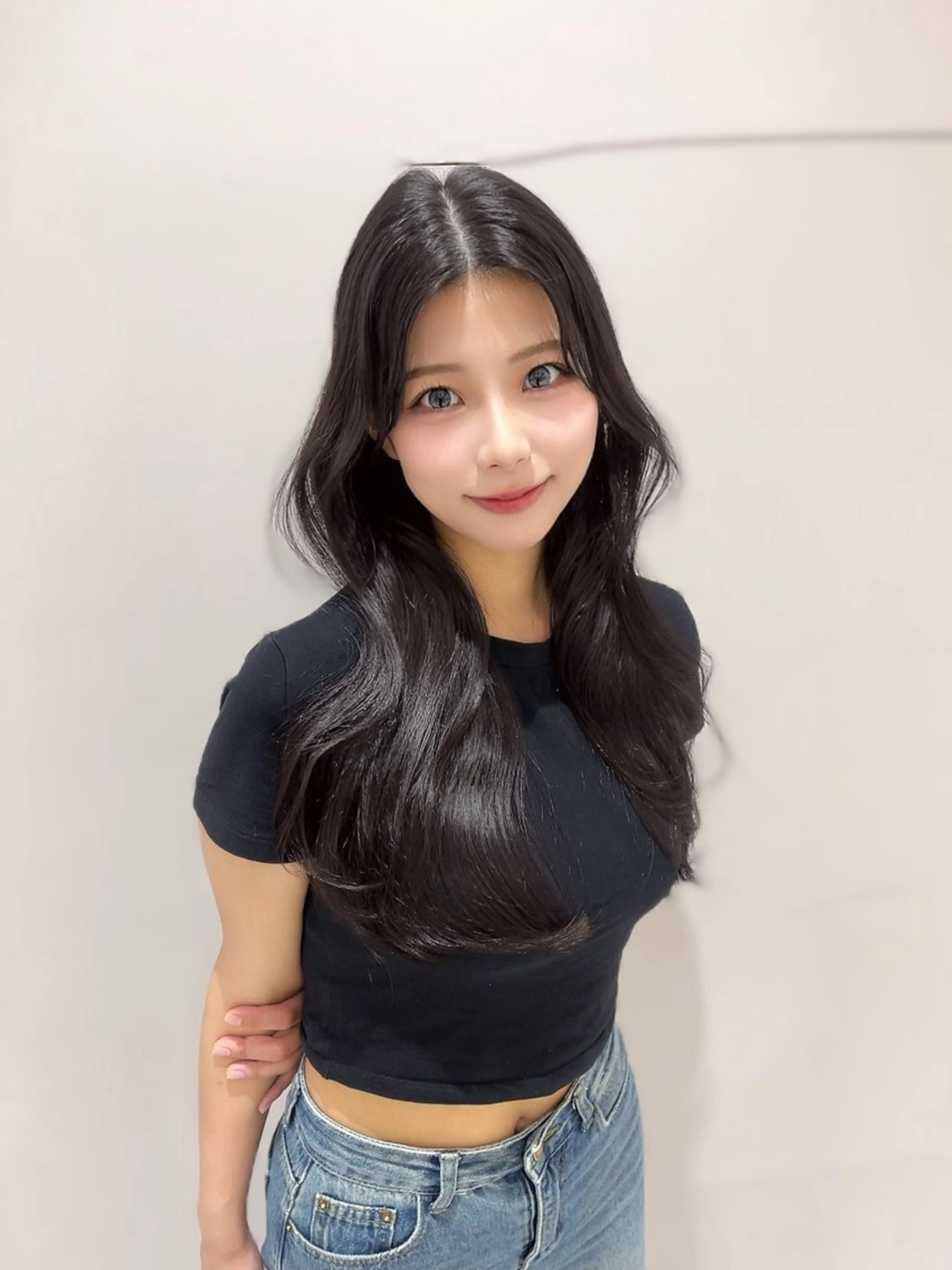 ロング カット ヘアカラー トリートメント 透明感カラー/似合わ せ前髪/柴田礼空のヘアスタイル