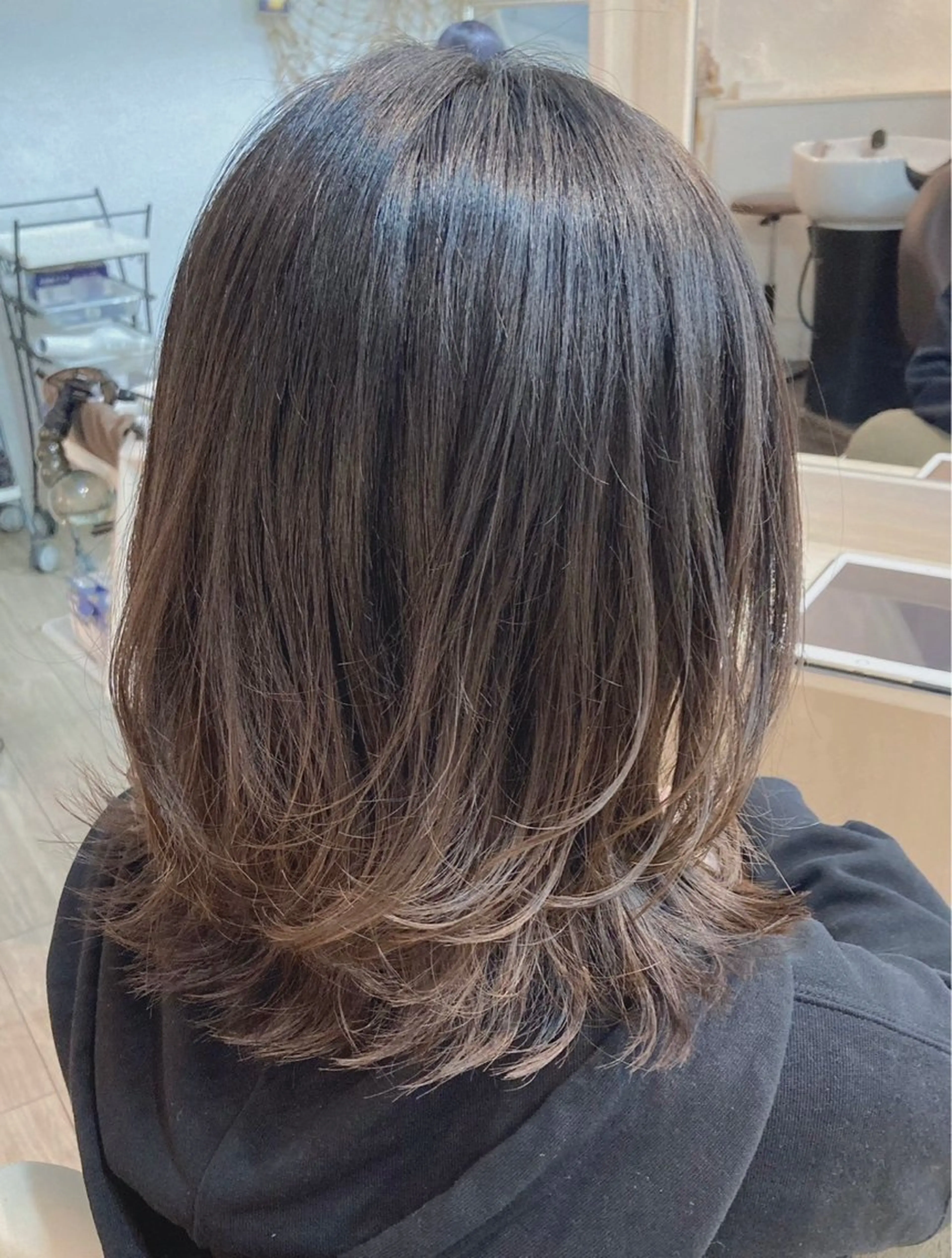 ミディアム 髪質改善🍀レイヤー 髙橋青心奏のヘアスタイル