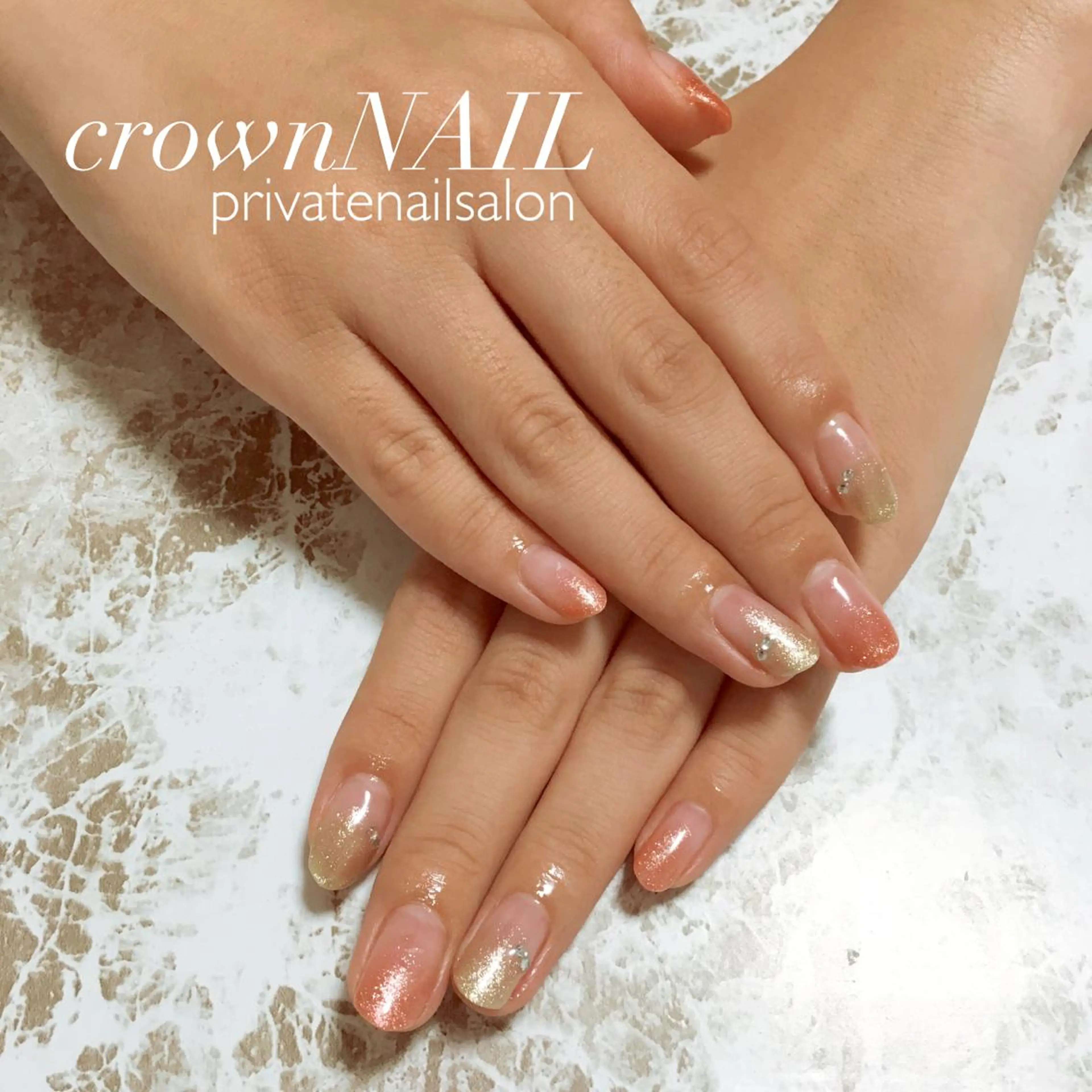 キッズ ネイル グラデーション ラメ(グリッター) ラメグラデーション ensowa✱laf NAILのネイルデザイン