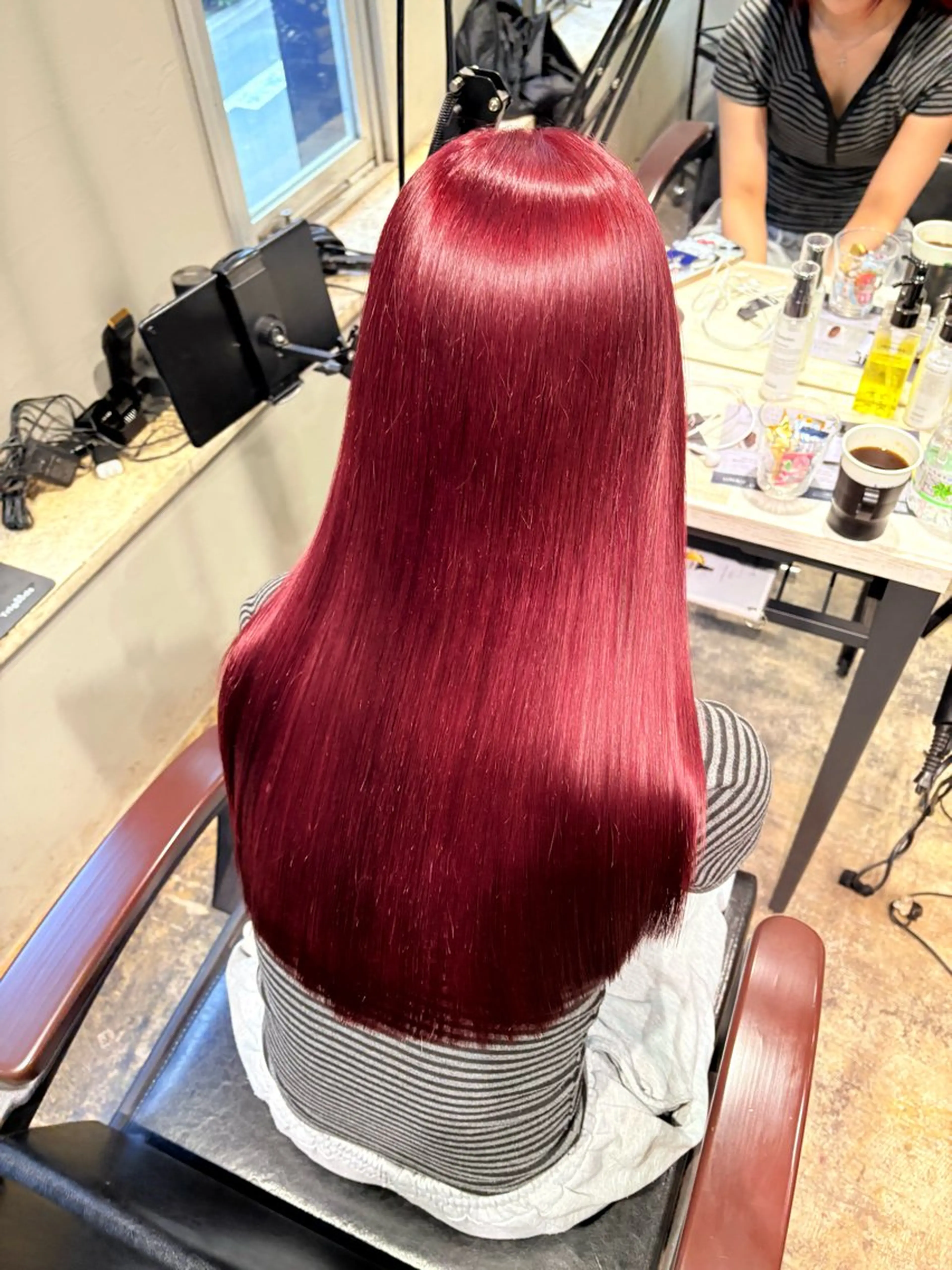 ロング ヘアカラー ハイトーンカラー レイヤー/ juriのヘアスタイル