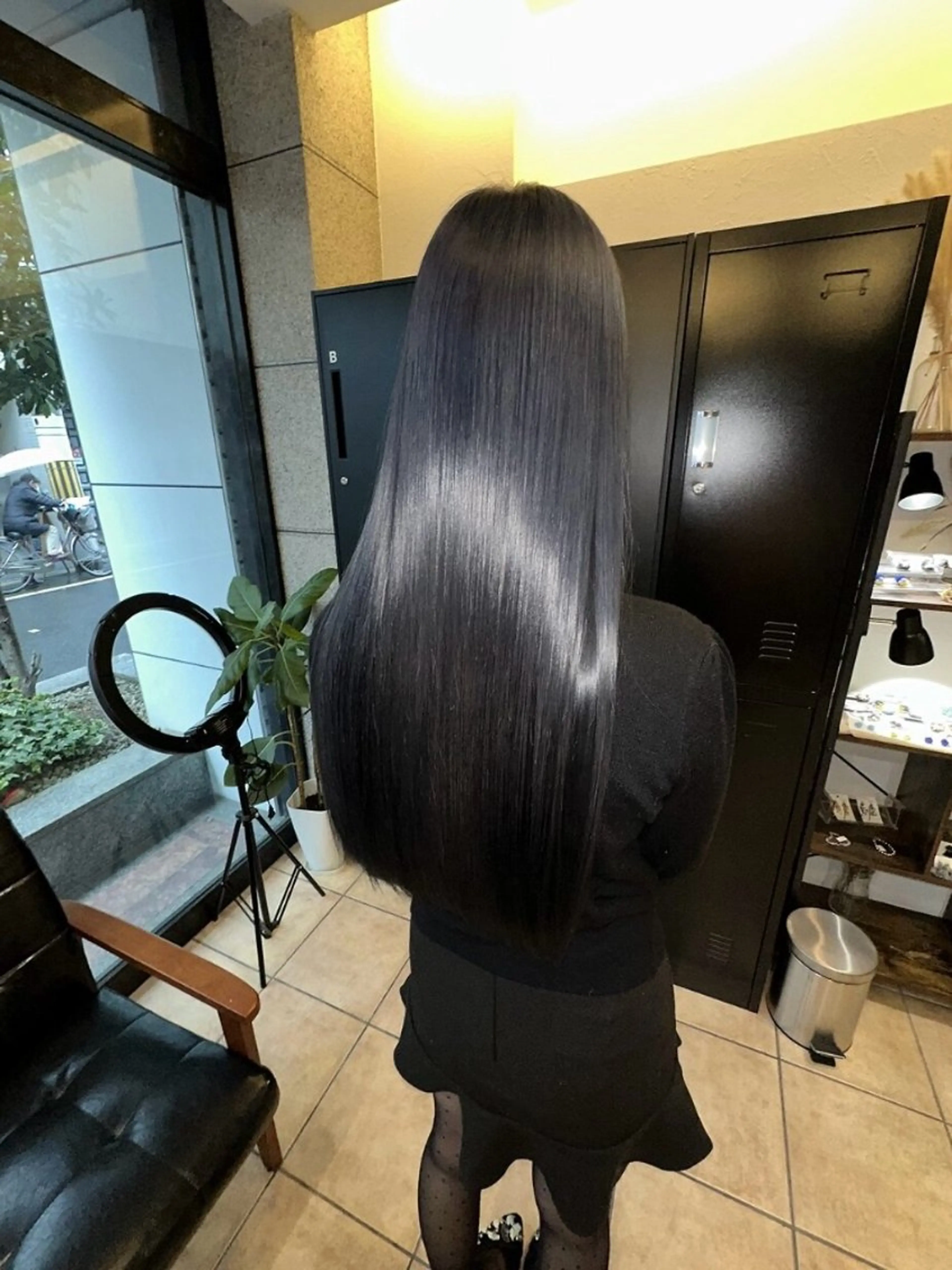 ロング カラー トリートメント 西田辺/ タカスナオヤのヘアスタイル