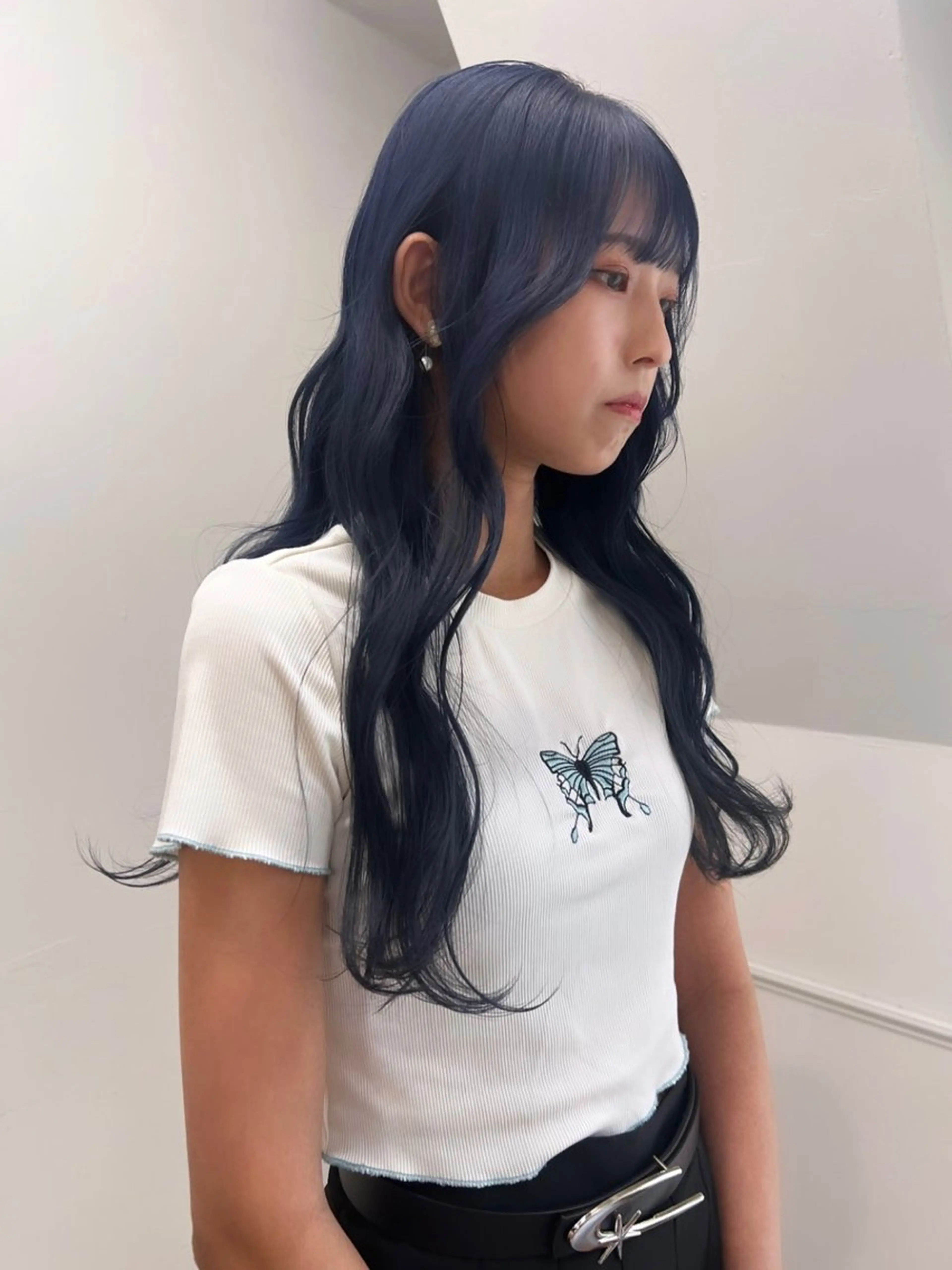 ロング カラー ブリーチ ケアブリーチ 透明感カラー デザインカラー ダブルカラー ハイトーン/ボブ 🎀sonokaのヘアスタイル