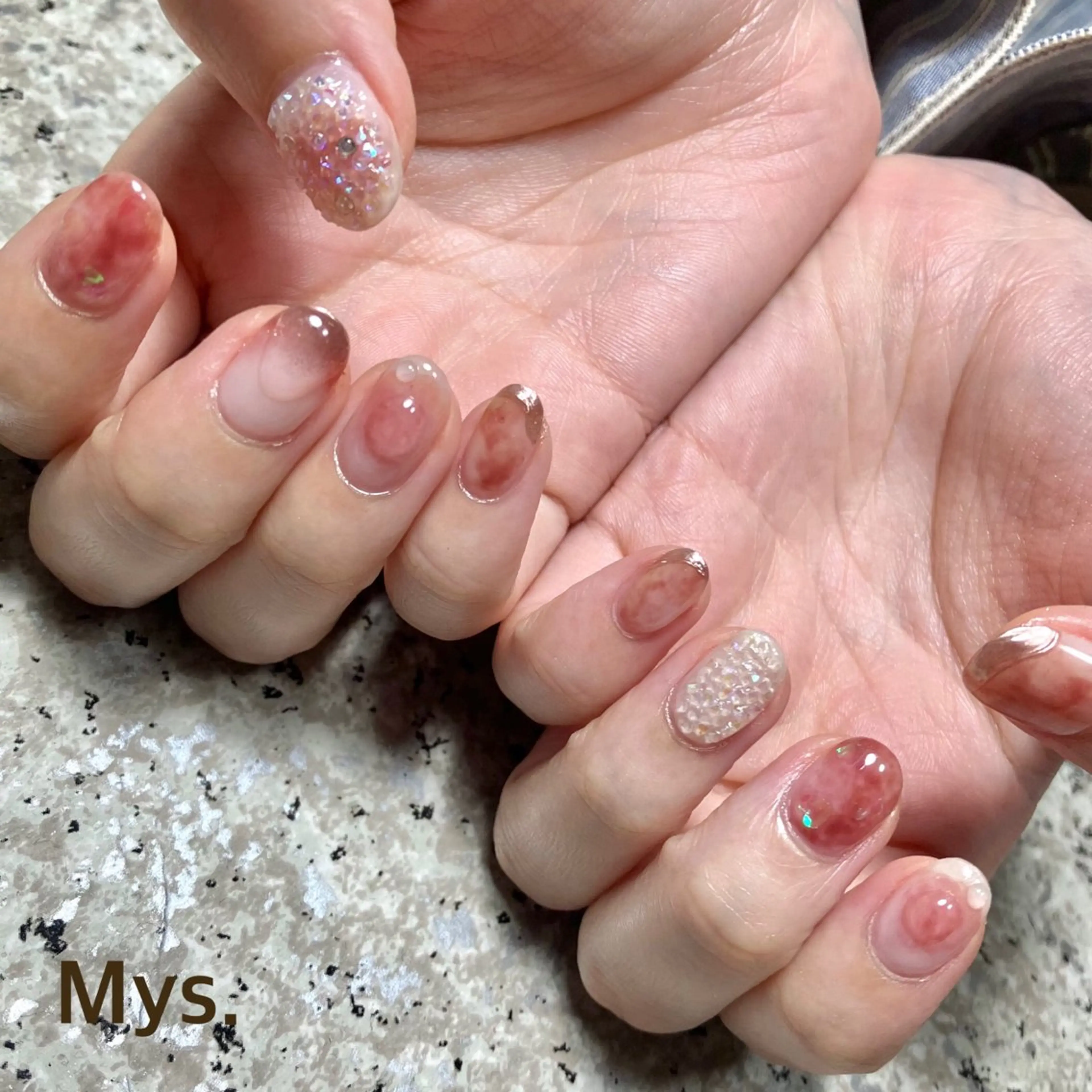 ネイル ハンドネイル Mys. 三上紗紀のネイルデザイン