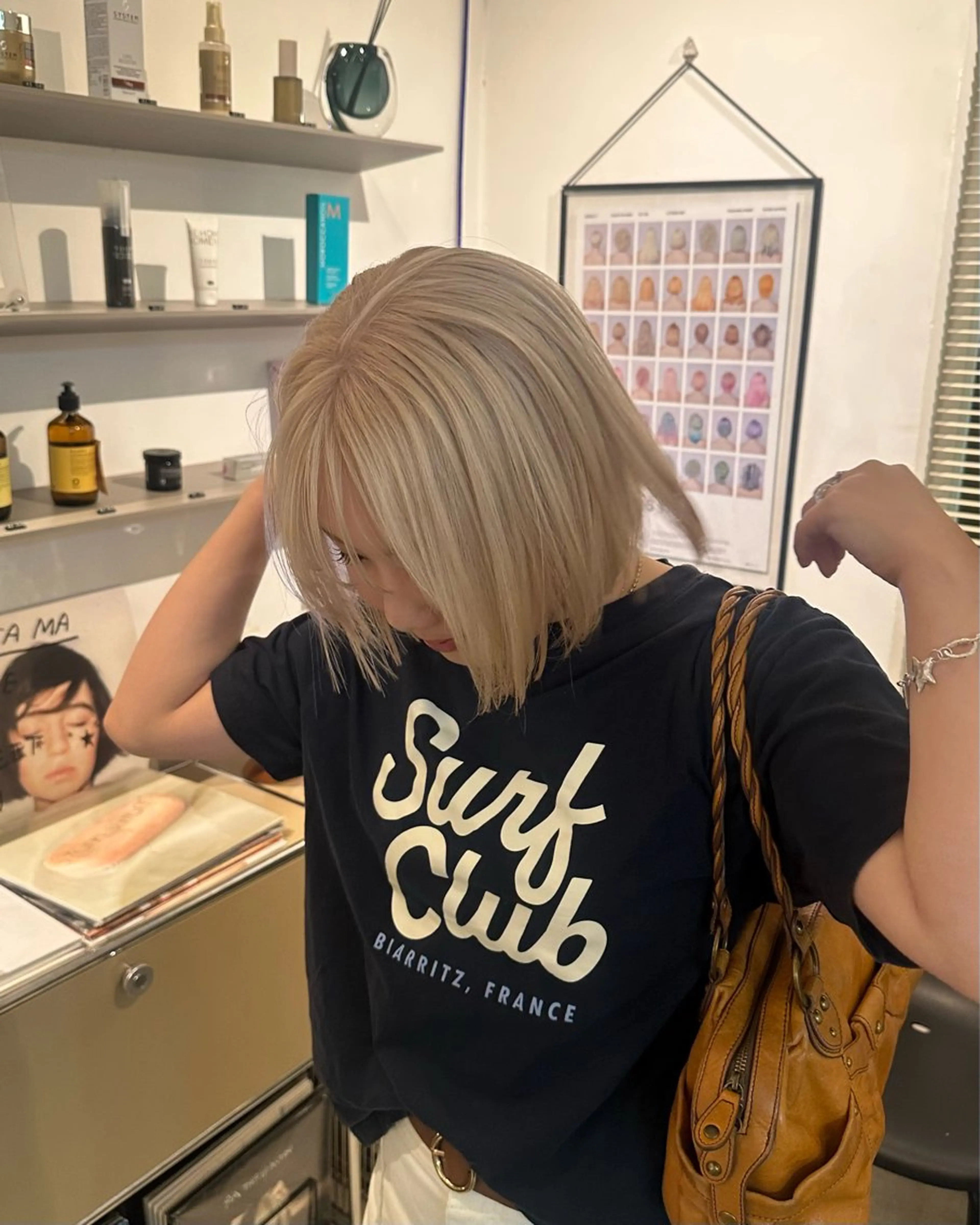 ショート ヘアカラー カヨコ/ハイトーン /透明感カラーのヘアスタイル