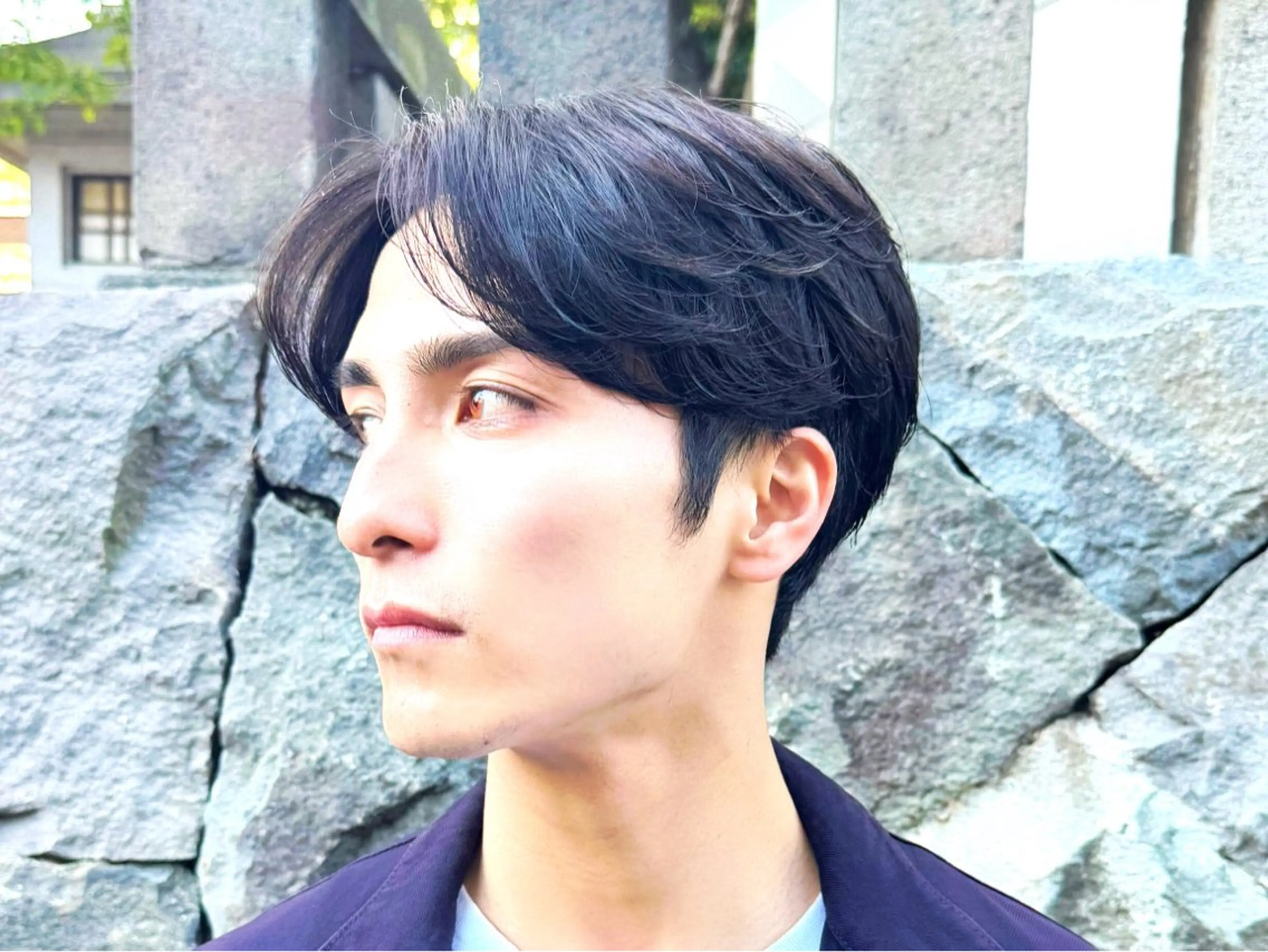 パーマ メンズ カット パーマ 【メンズパーマ】比嘉 啓人のヘアスタイル