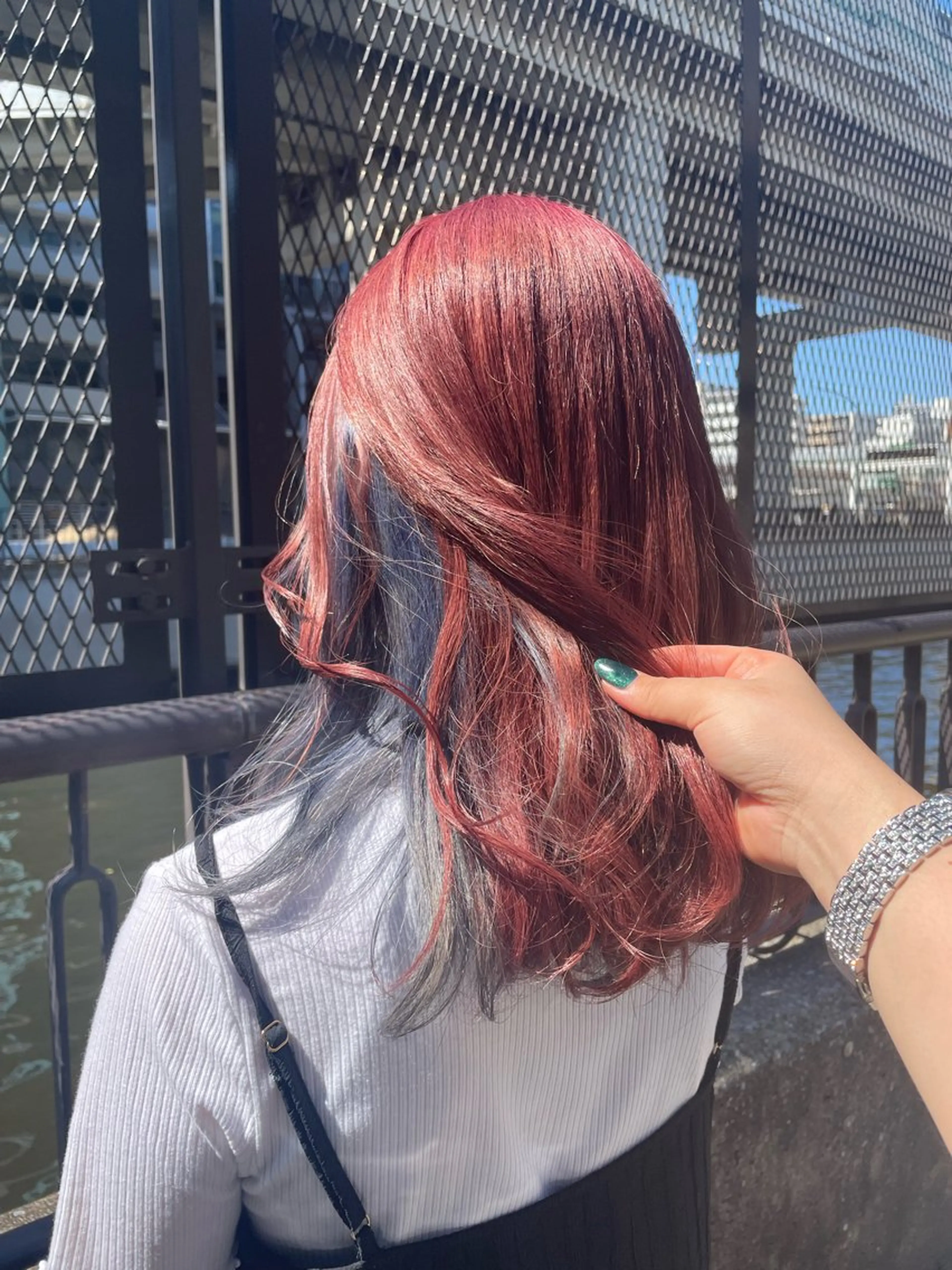 セミロング カラー ブルーカラー ダブルカラー ピンクカラー トリートメント 👑派手髪/カット 👑ANRYのヘアスタイル