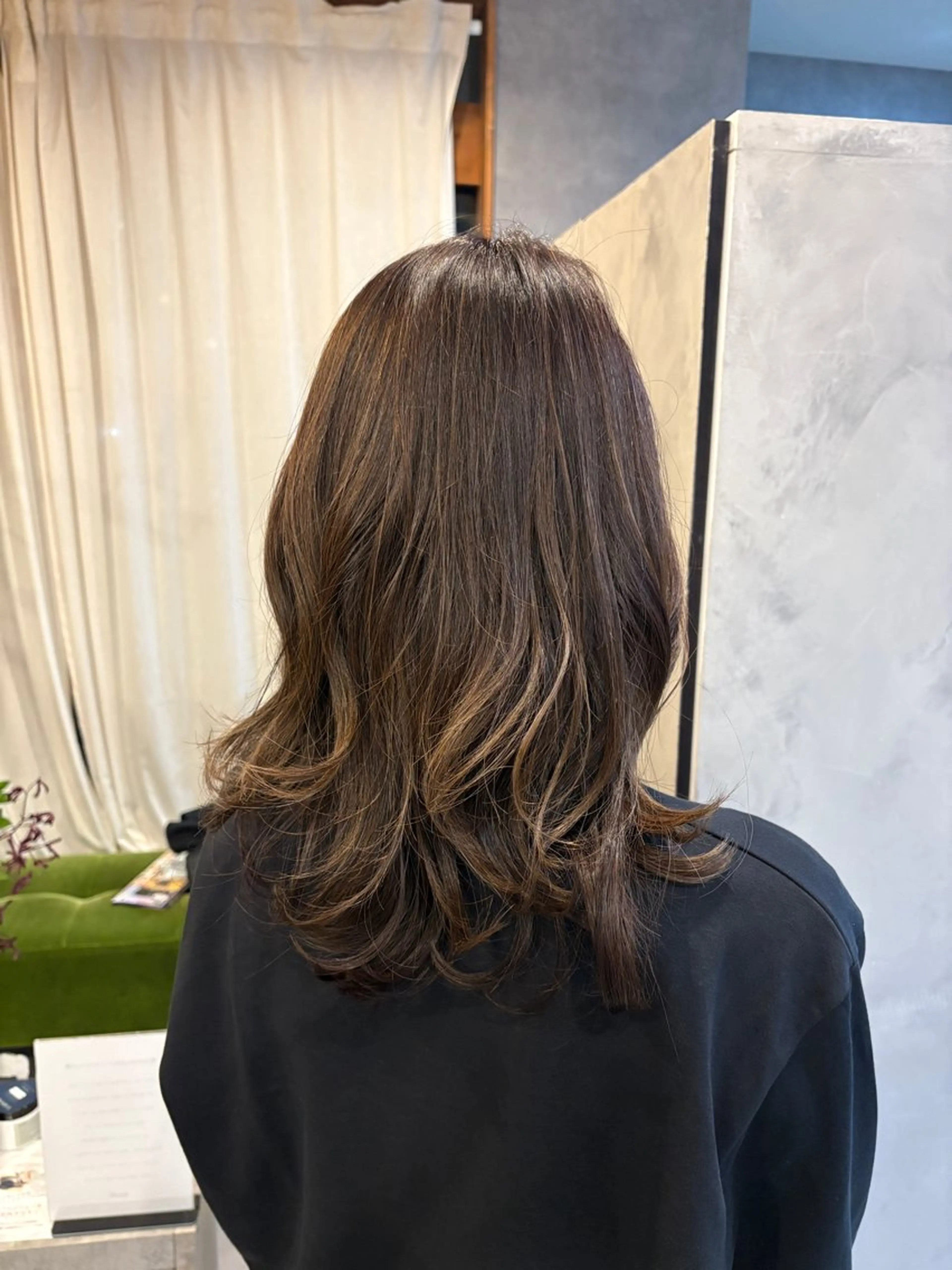 カラー 白髪ケアBAUM さなのヘアスタイル