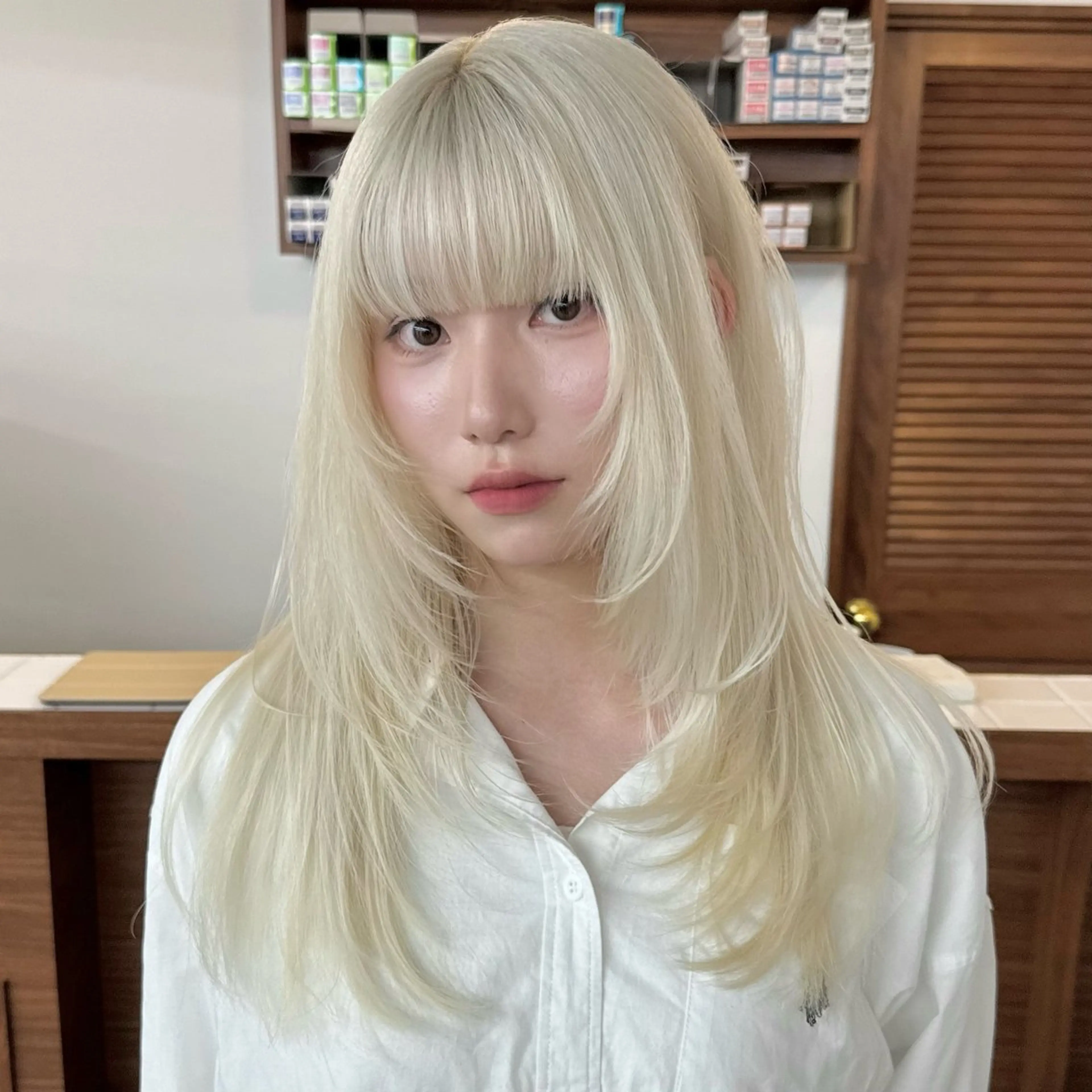 ロング カラー エクステモデル募集 💗大阪梅田/川上のヘアスタイル