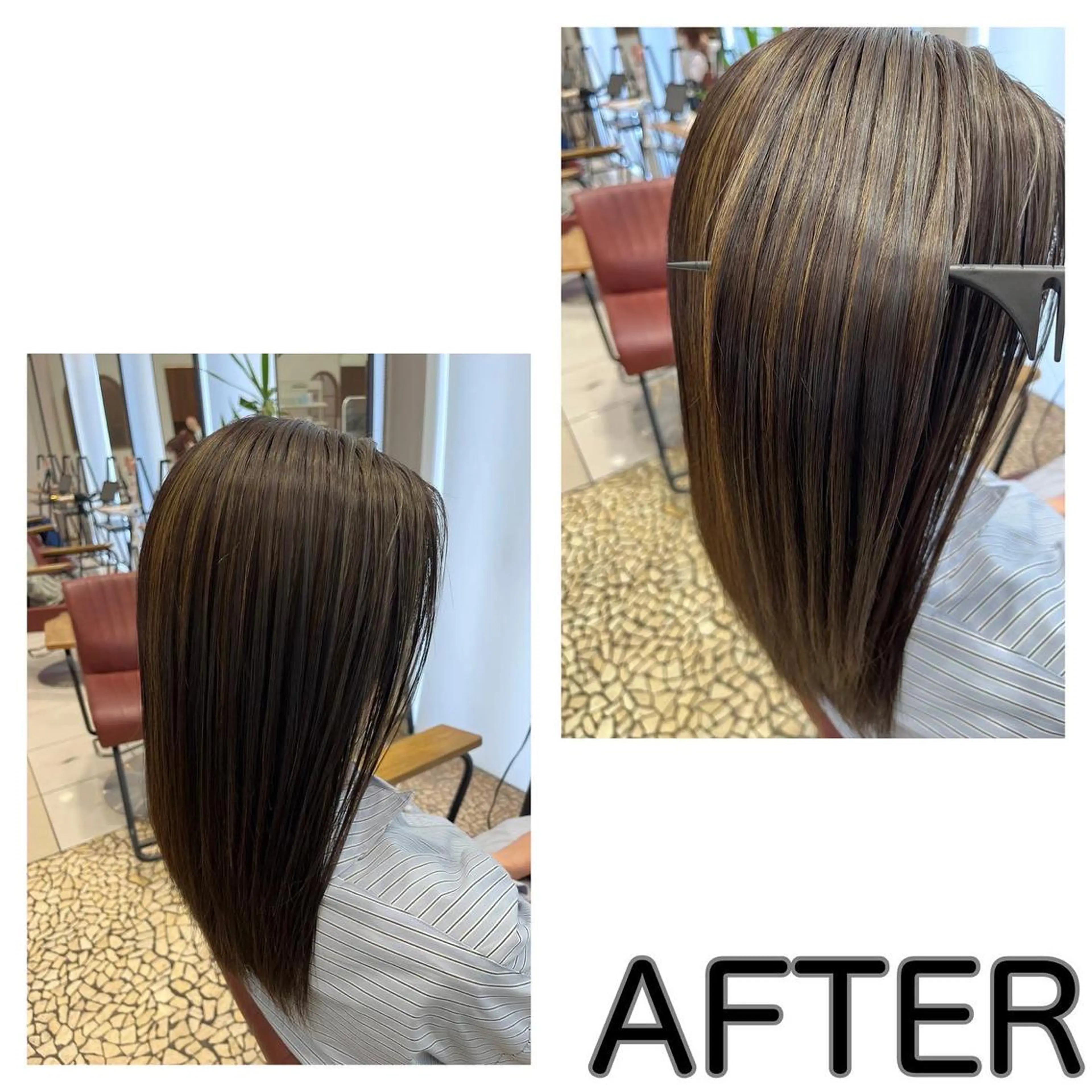 ミディアム アッシュ 卒業式のヘアスタイル ハイライト 長津 健一郎のヘアスタイル