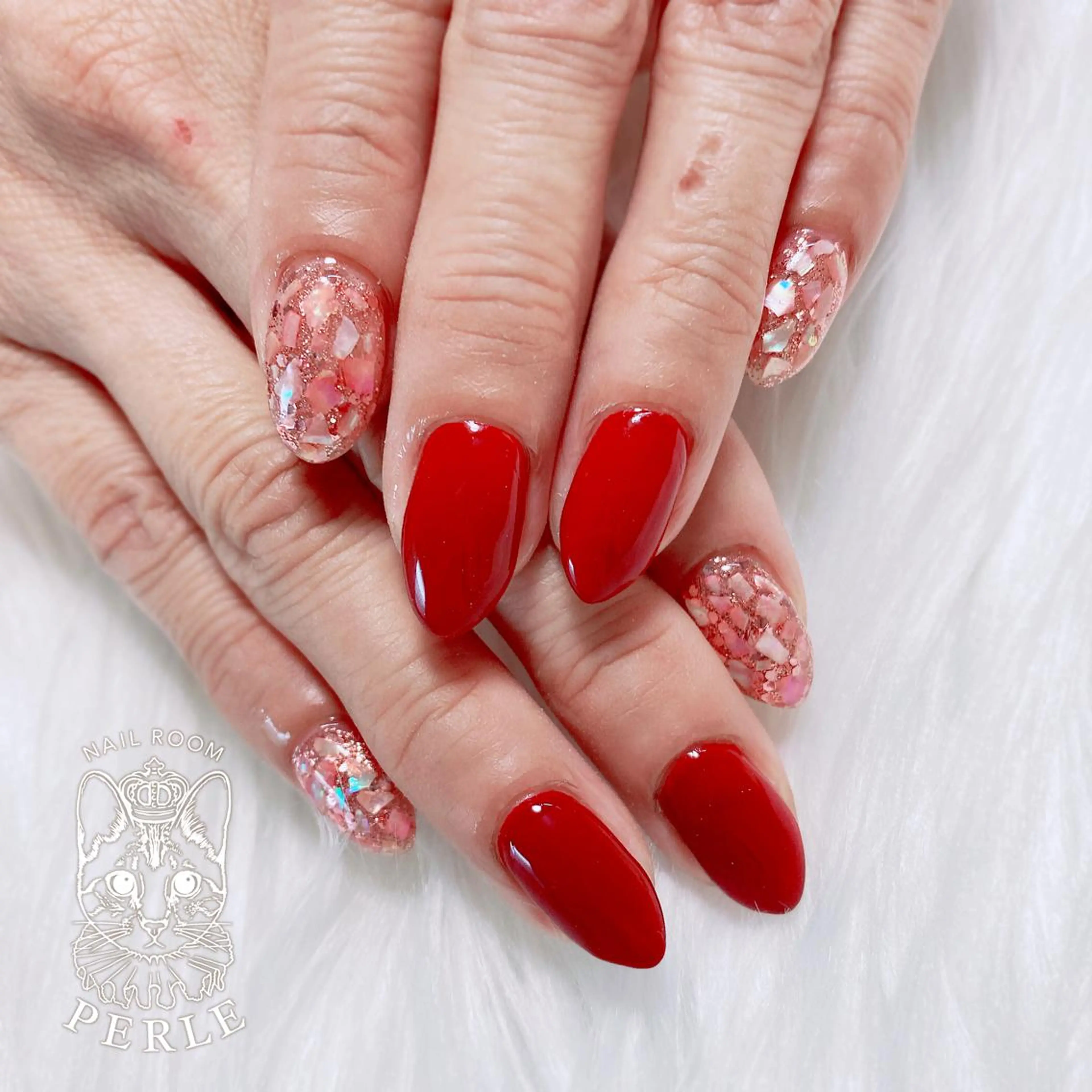 ネイル ハンドネイル nail room Perleのネイルデザイン