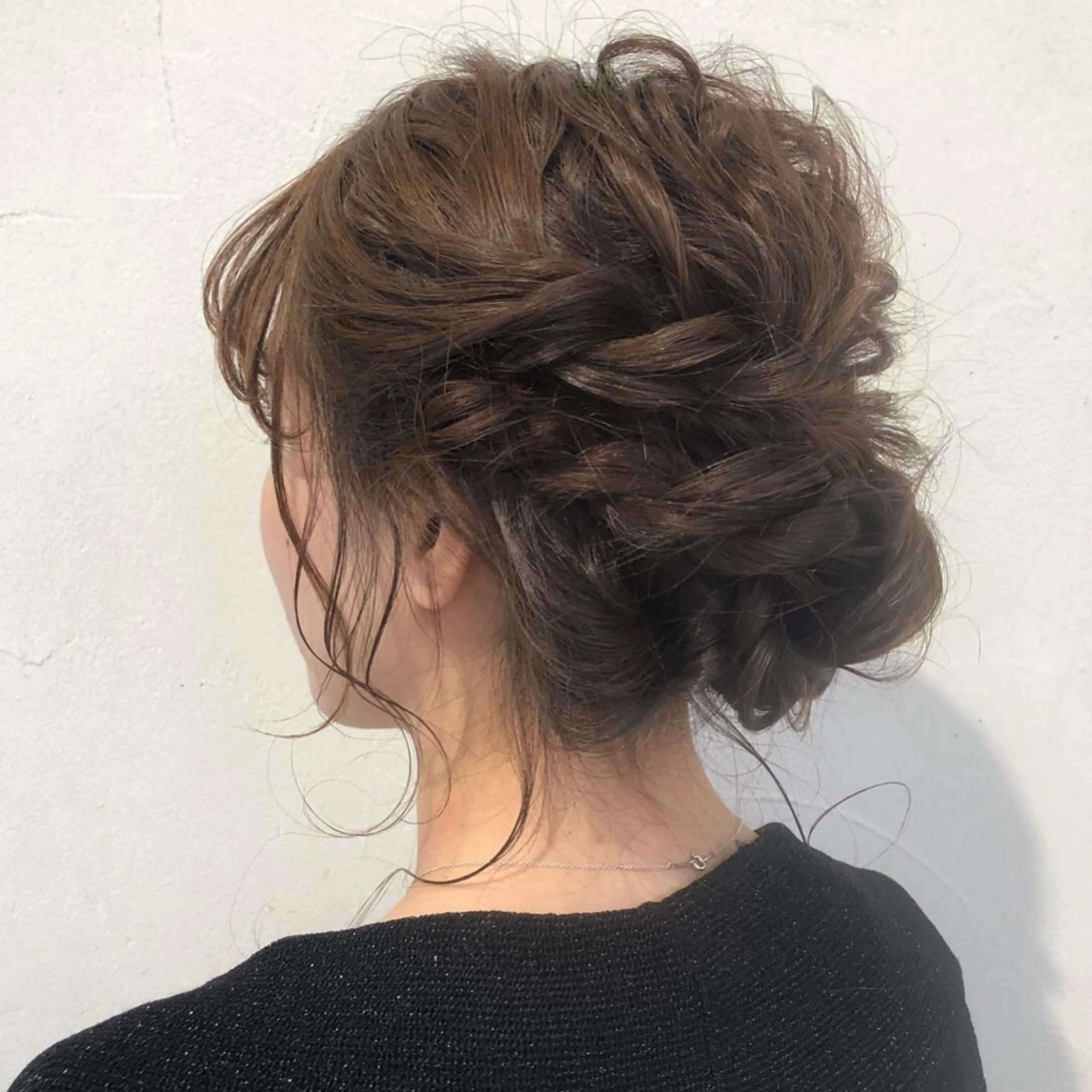 ヘアアレンジ レイヤーカット/ 透明感カラーmikuのヘアスタイル