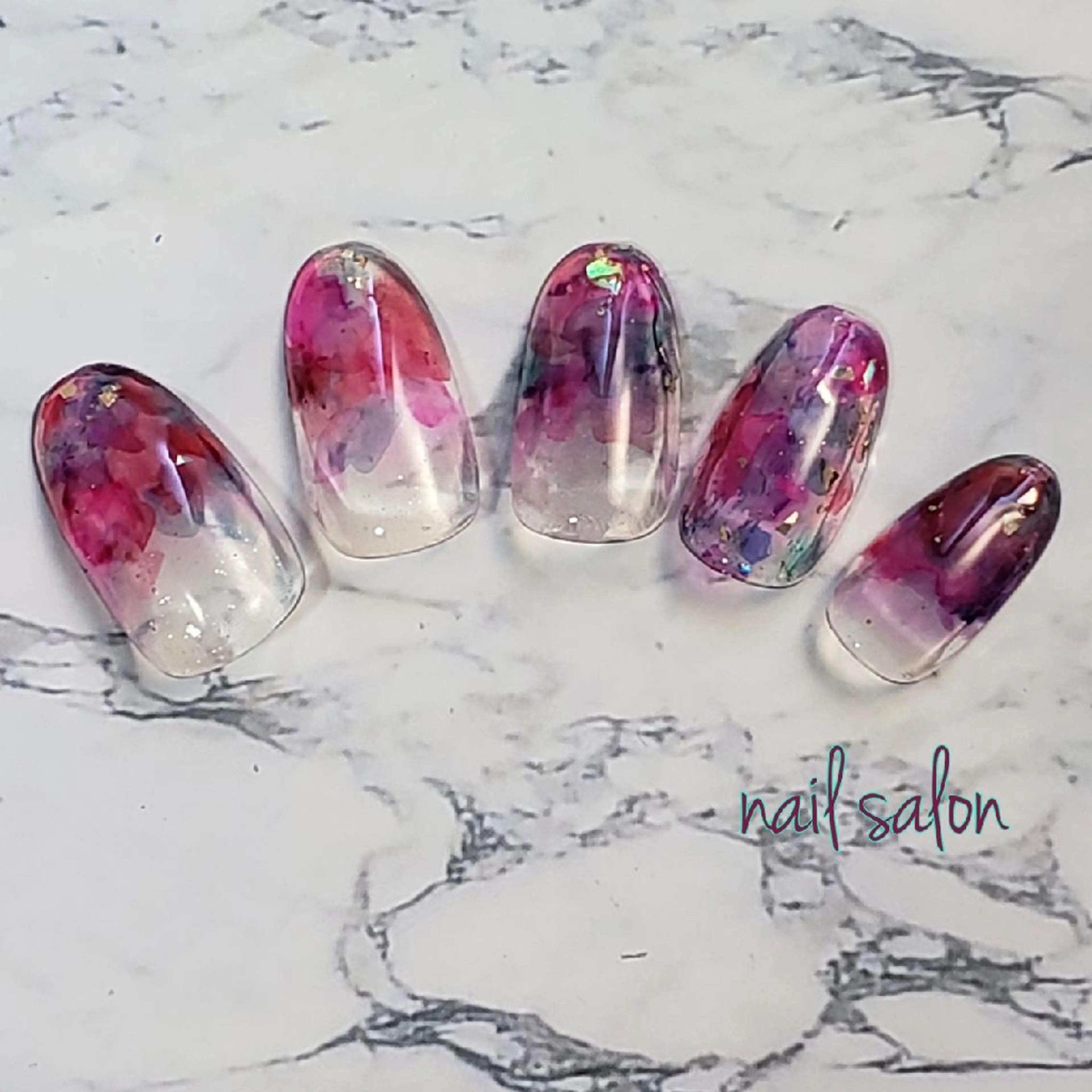 ネイル アートネイル クリアネイル ニュアンスネイル nail salon Dio所属・Nail salon Dioのネイルデザイン