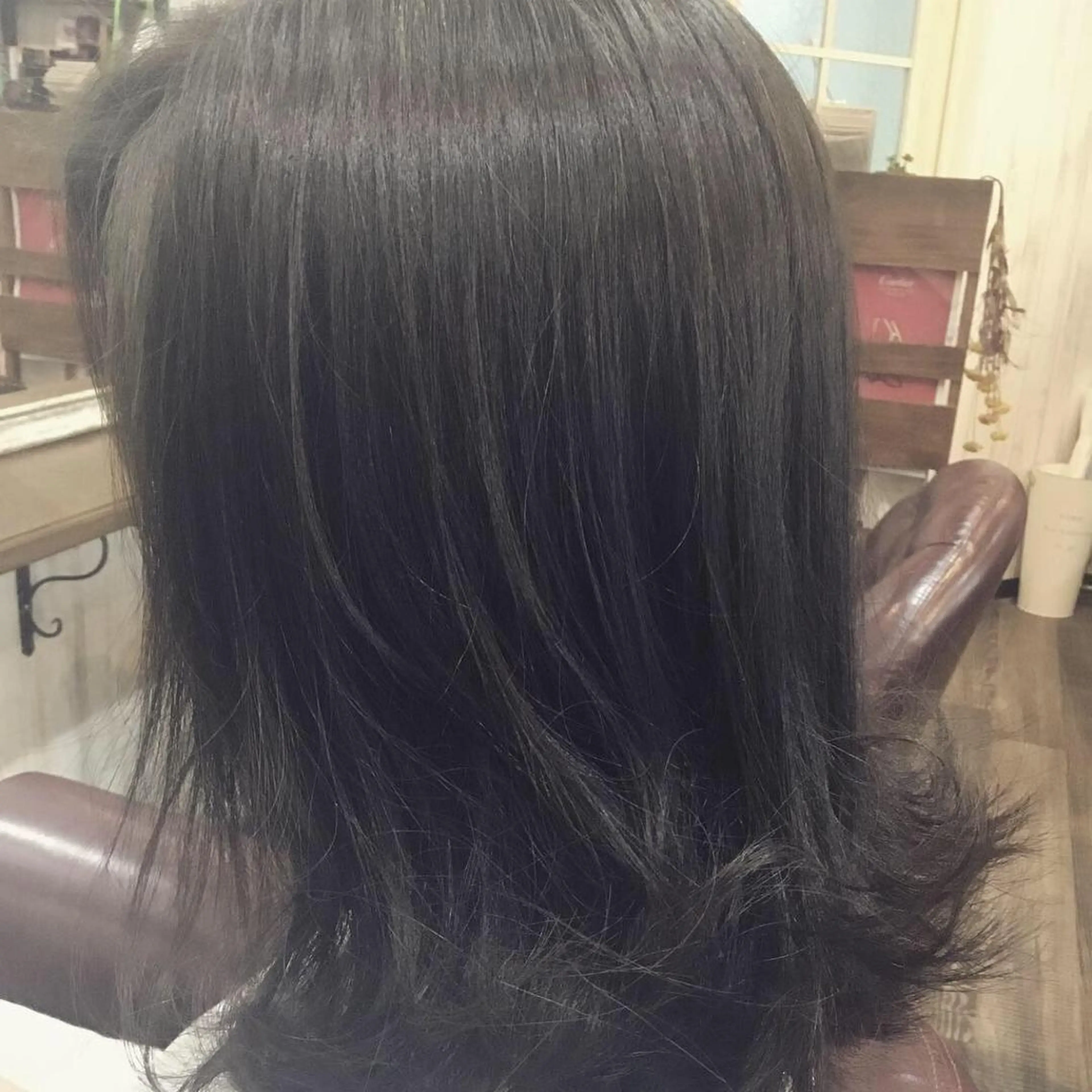 ミディアム カラー 金崎 新吾のヘアスタイル
