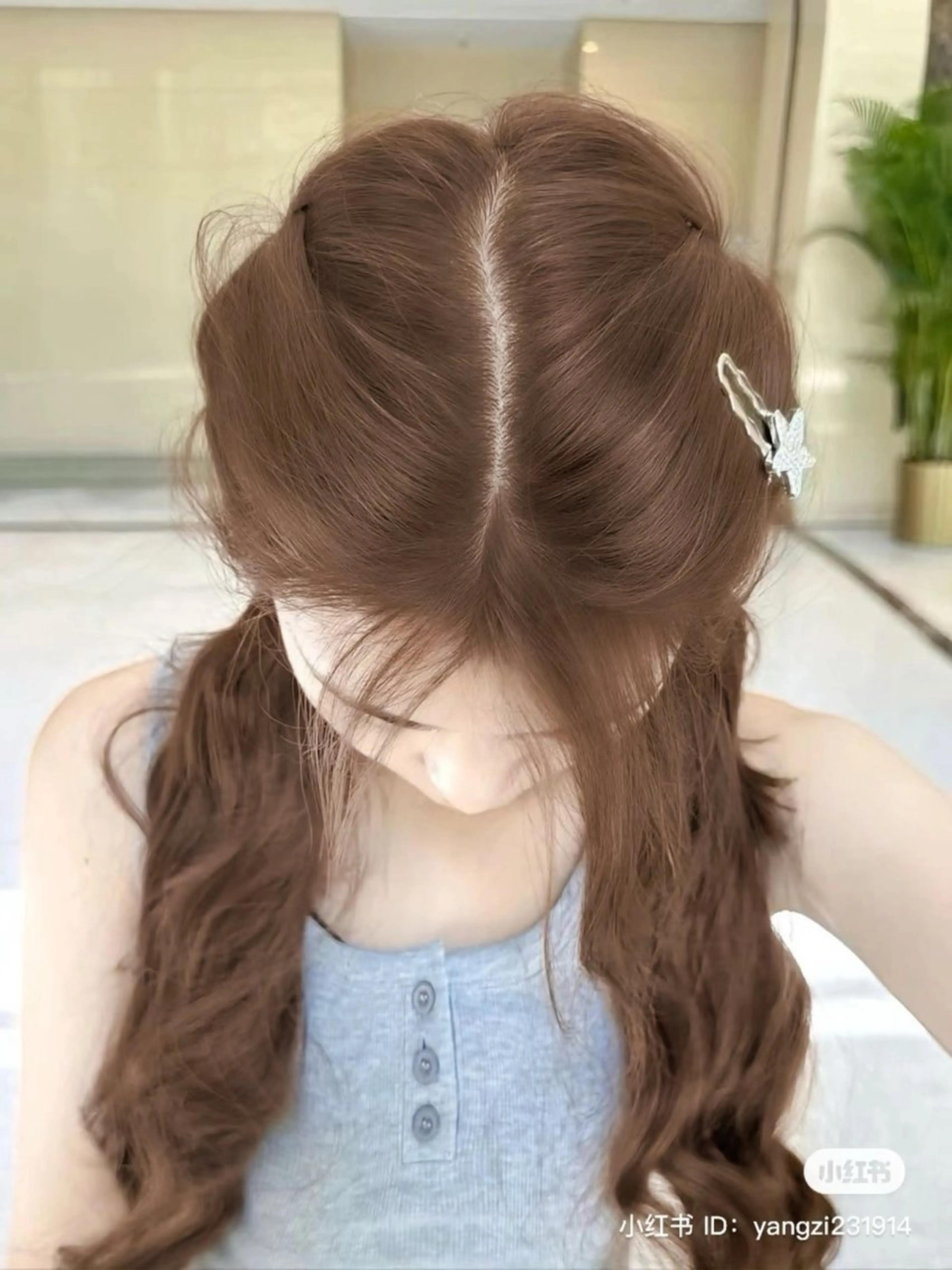 カラー ヘアカラー 🩶透明感ブリーチ カラー🩶 maoのヘアスタイル