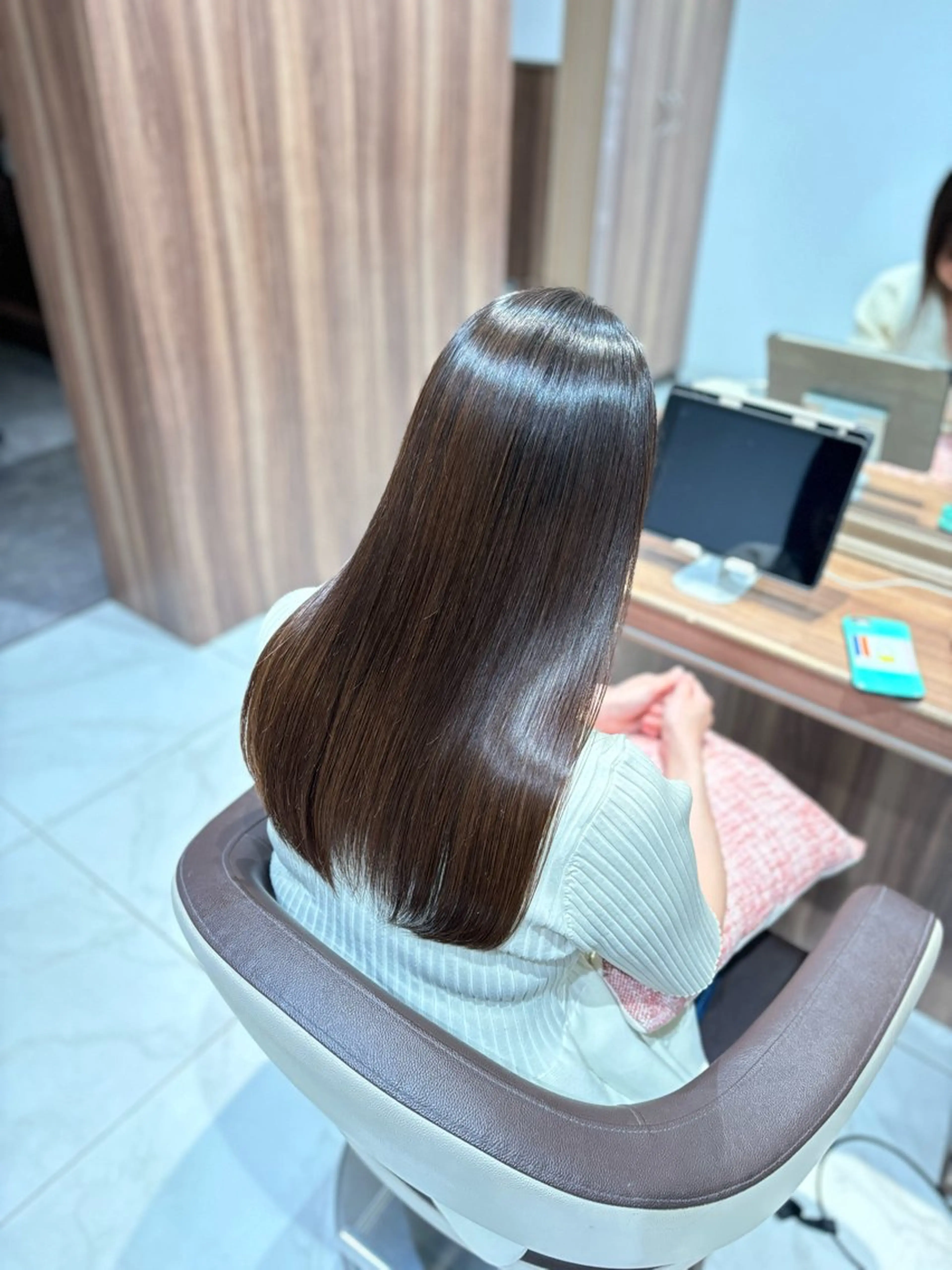 ロング パーマ ゆるふわパーマ🌸/ ハイトーン/あゆみのヘアスタイル