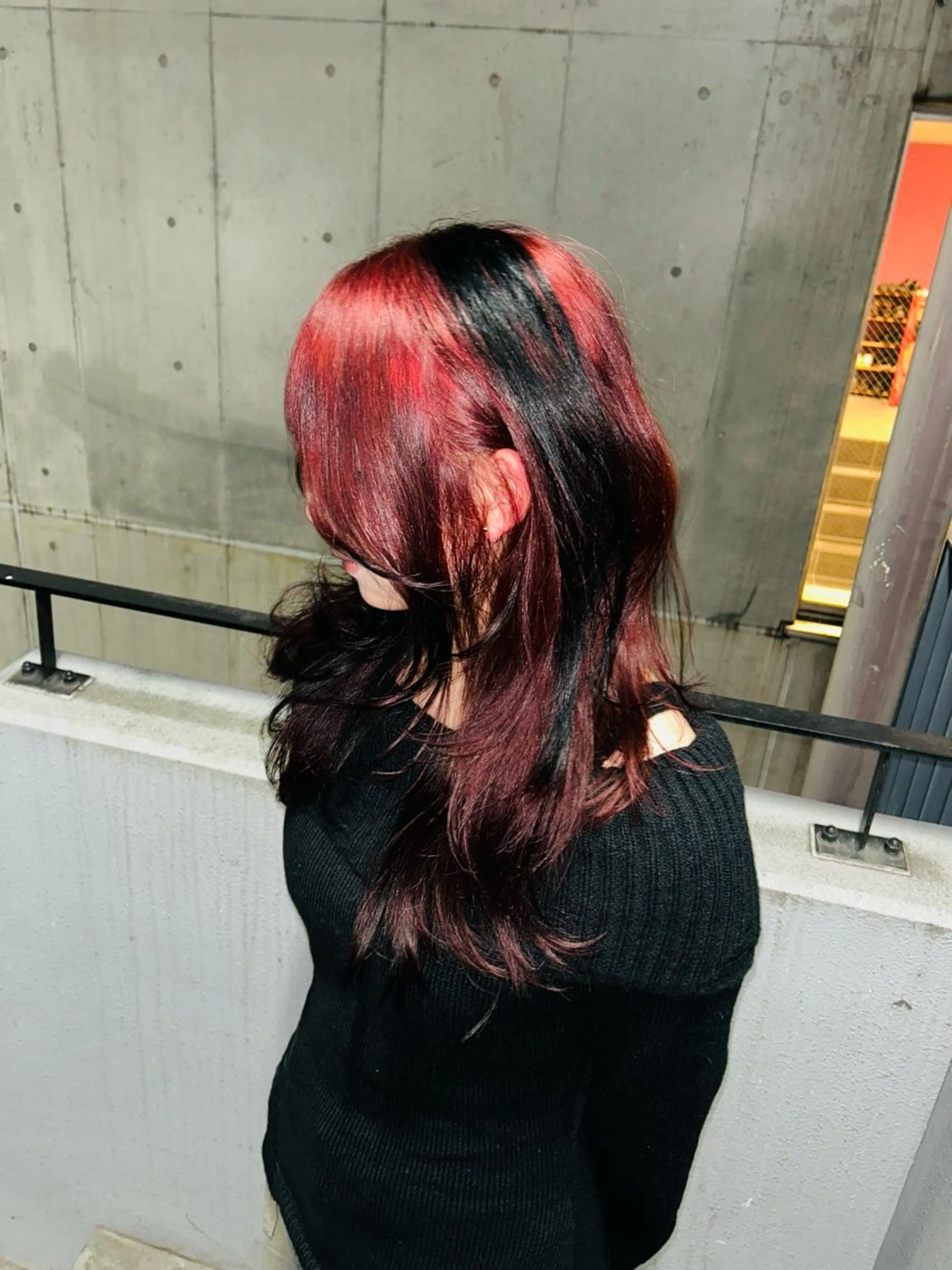 ロング カラー ヘアカラー 履歴修正屋さん／ ブロンド／ホワイトのヘアスタイル