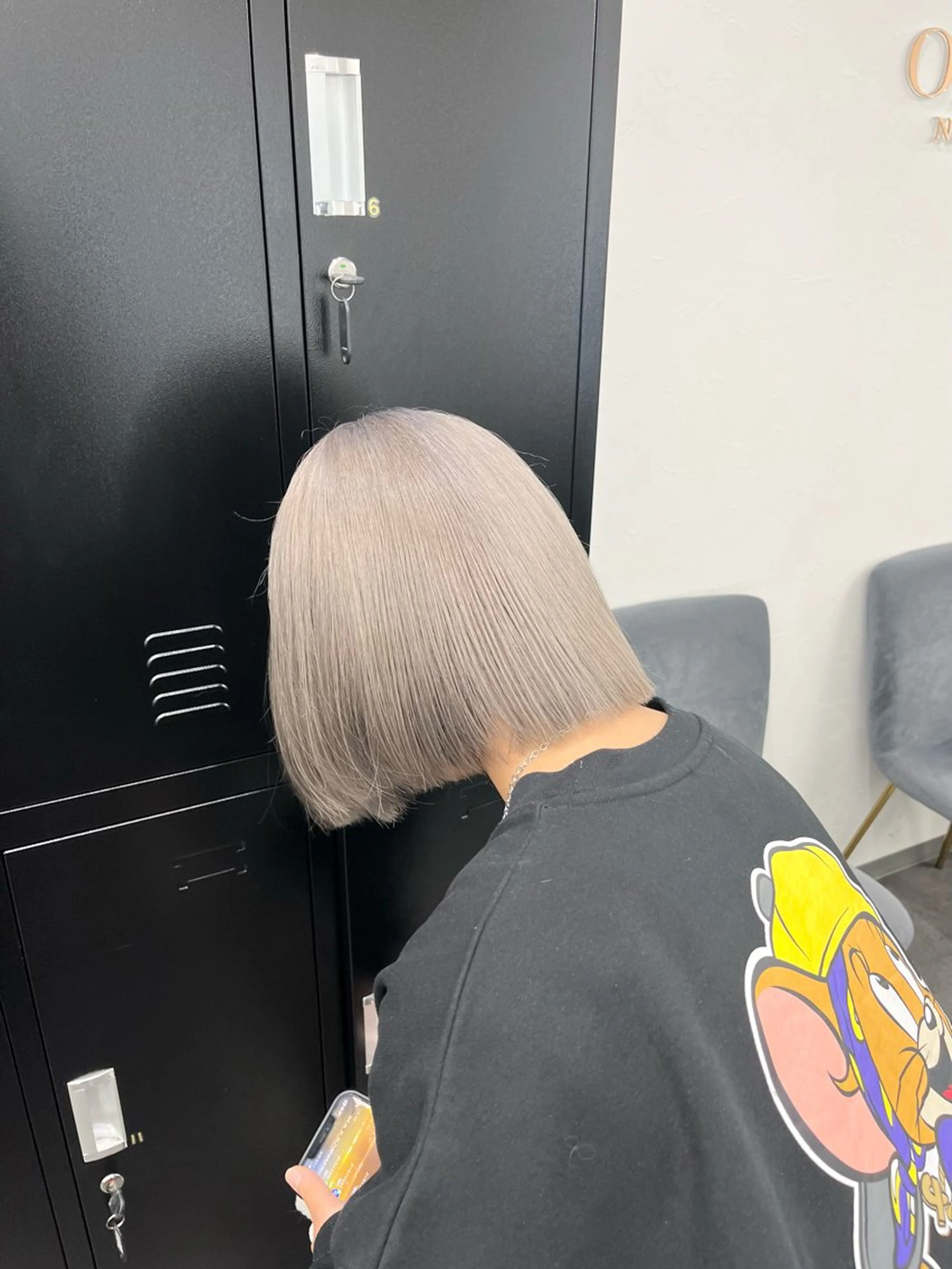 ミディアム カラー 韓国ヘア🖤/透明感 shihoのヘアスタイル