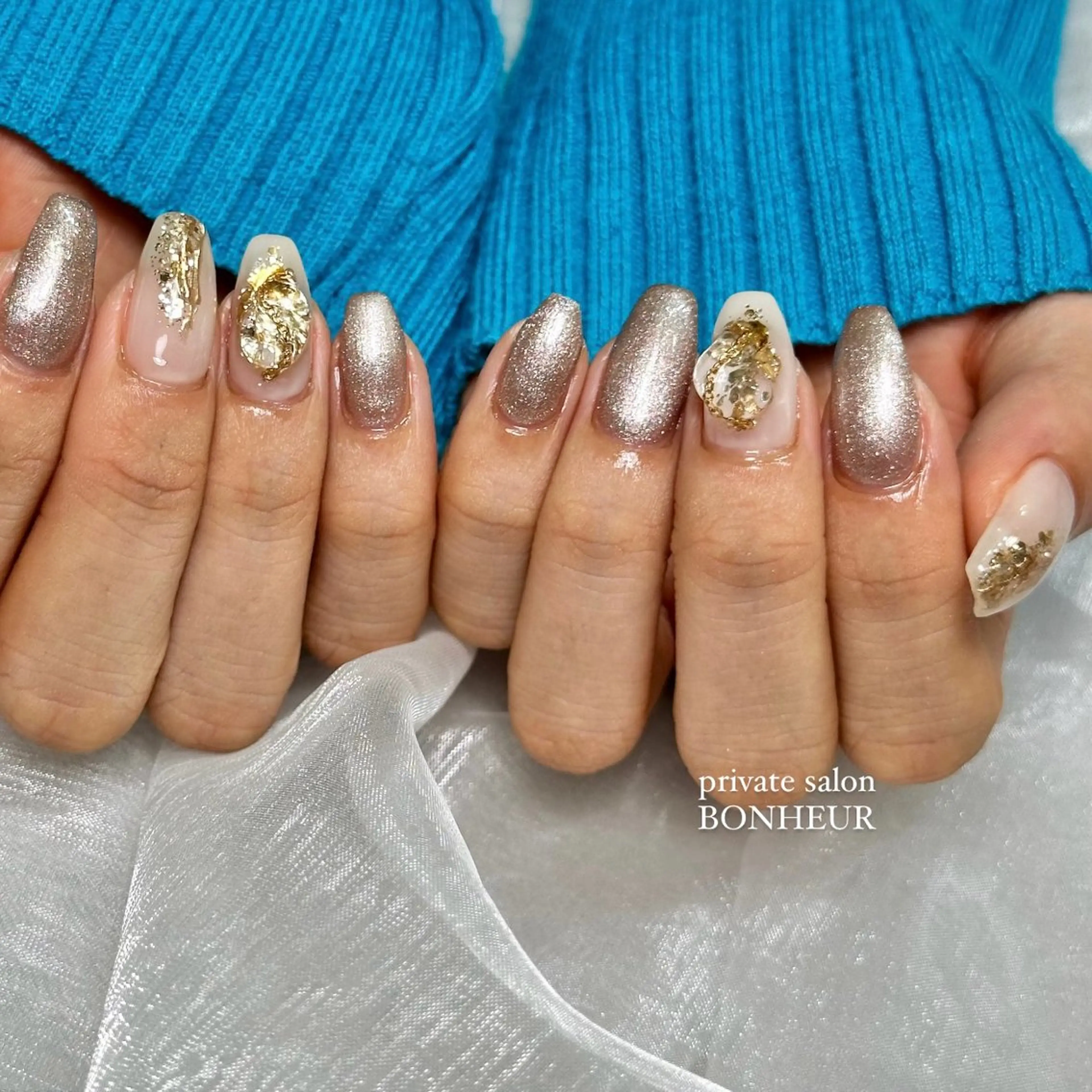 ネイル ハンドネイル BONHEUR Annaのネイルデザイン