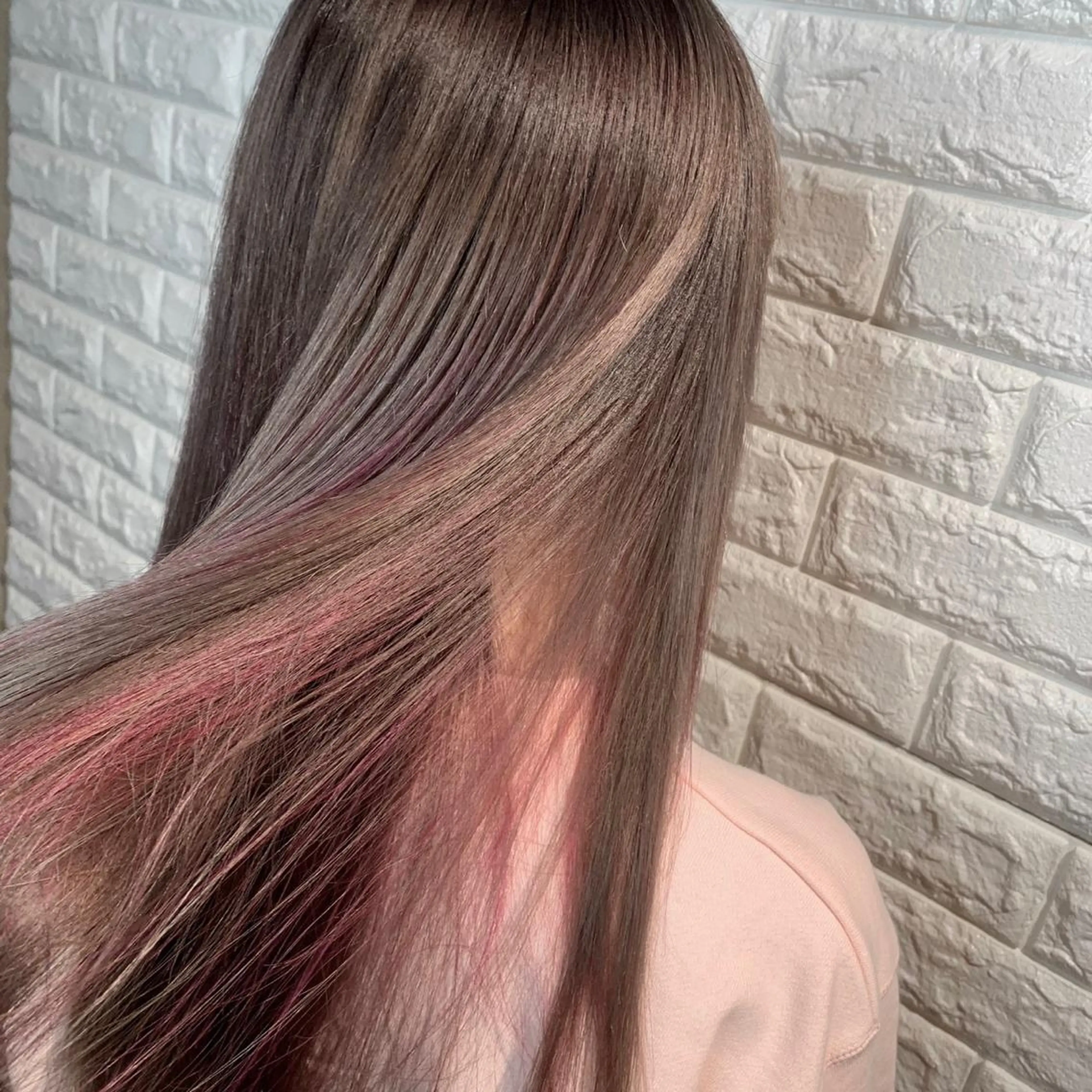 ロング カラー 髪質改善ストレート/レイヤーカット/Lee  Horie所属・髪質改善/縮毛矯正 心斎橋/池本有宏のヘアスタイル