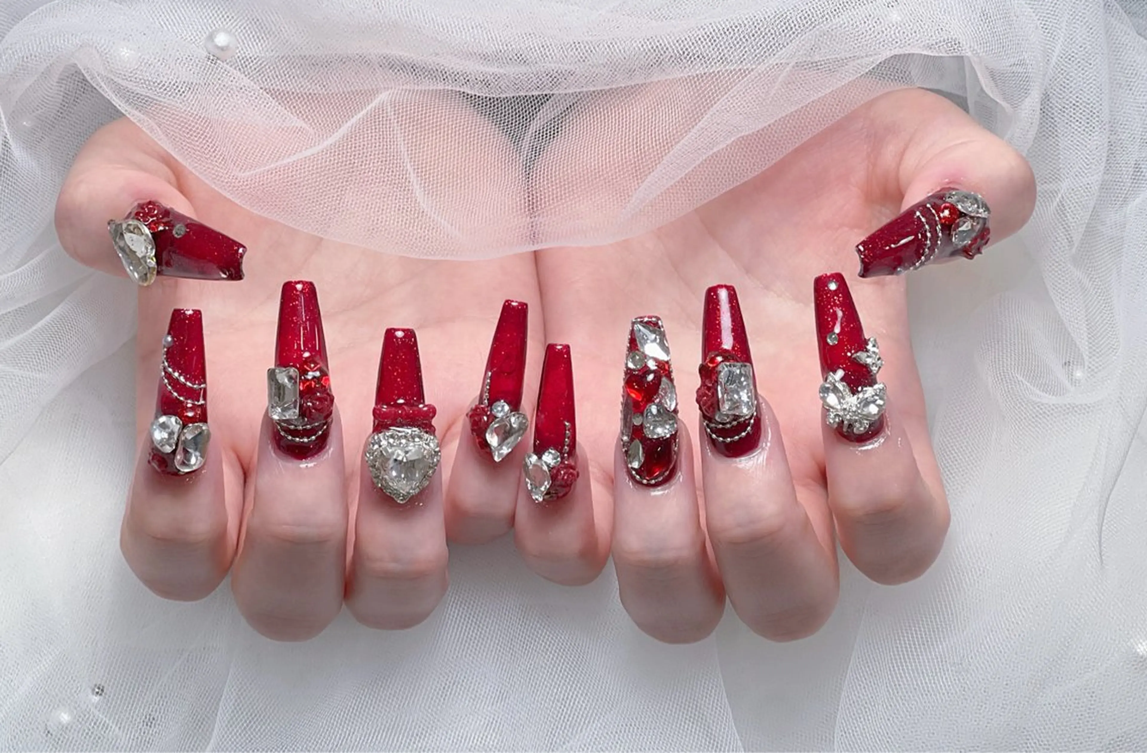 ネイル アートネイル オーロラネイル チークネイル 長さ出し フットネイル Miya_nail所属・Miya _nailのネイルデザイン