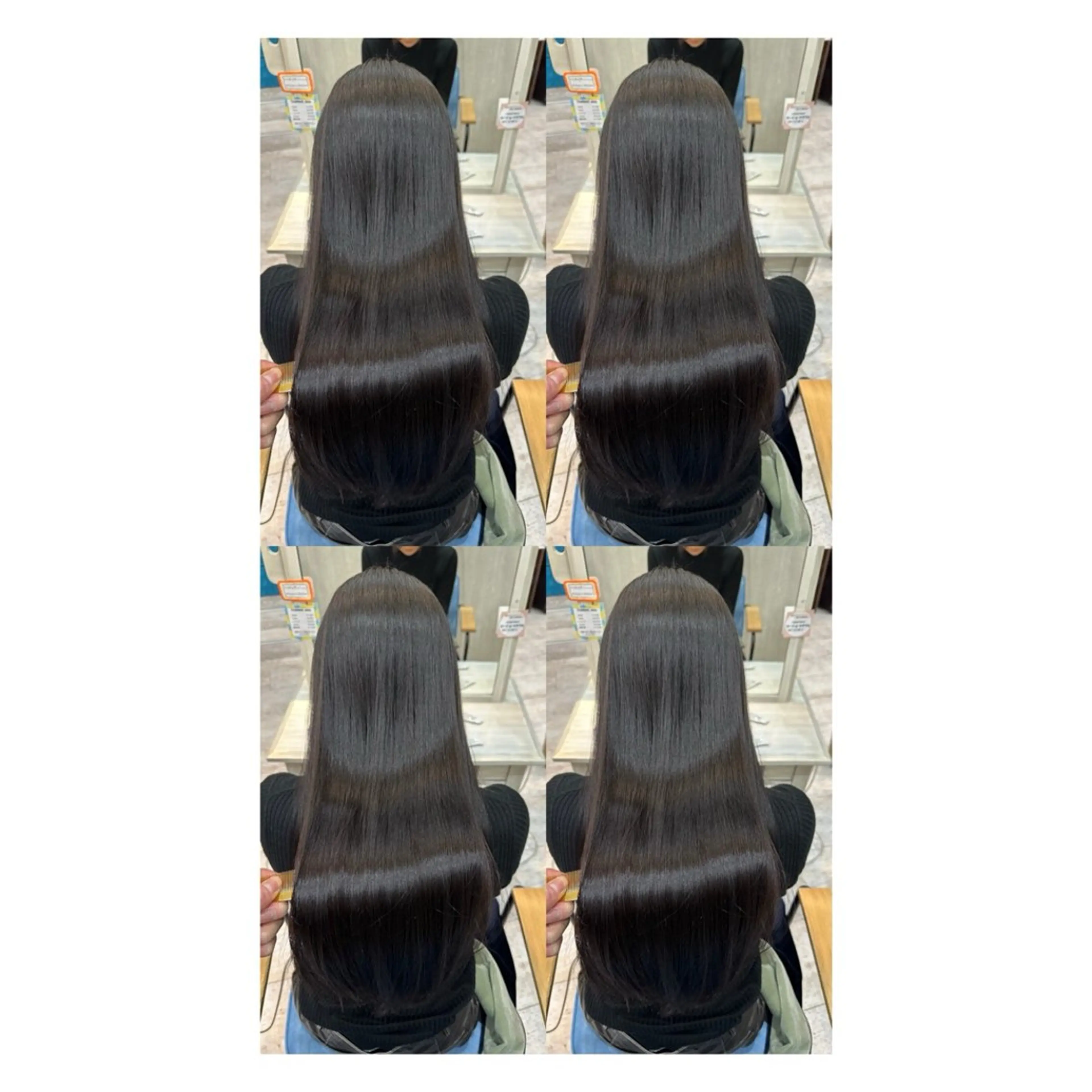 ロング カラー 透明感カラー 髪質改善 縮毛矯正 トリートメント カット ヘアカラー トリートメント 店長✨レイヤー✖️ 髪質改善✖️韓国ヘアのヘアスタイル