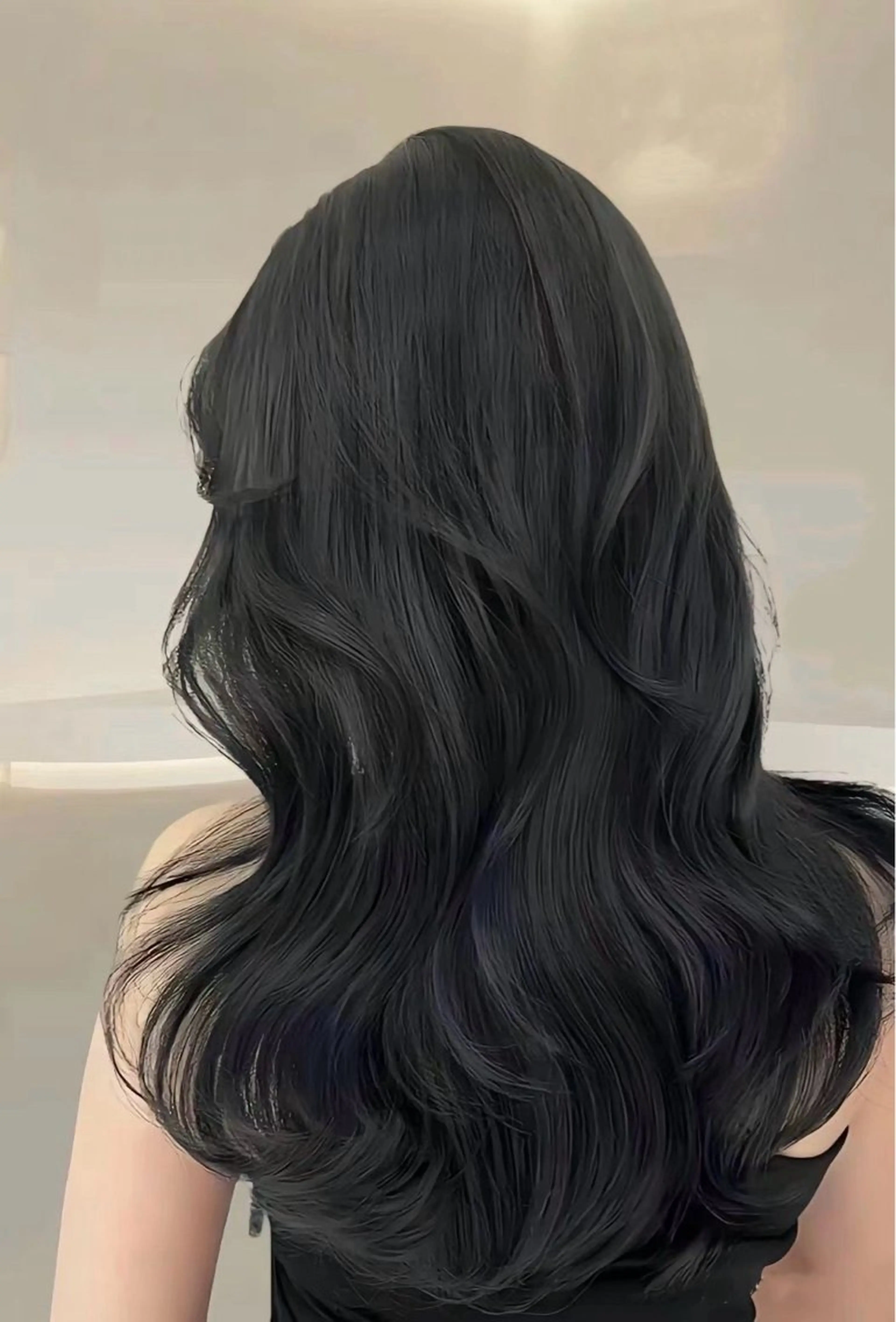 【暗髪限定】艶々ブラックカラー🖤の写真