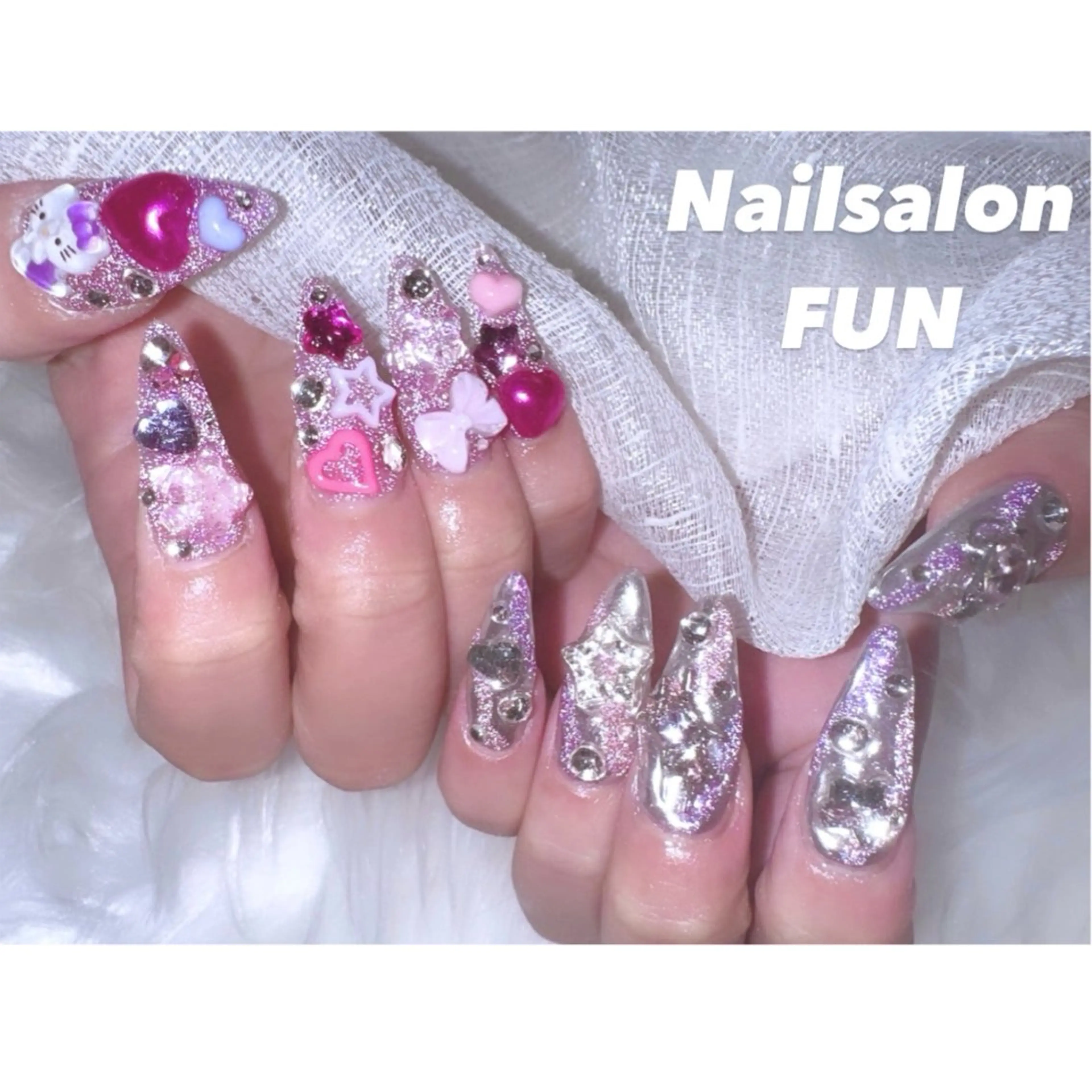 ネイル アートネイル ネイルチップ Nailsalon FUN🌈のネイルデザイン
