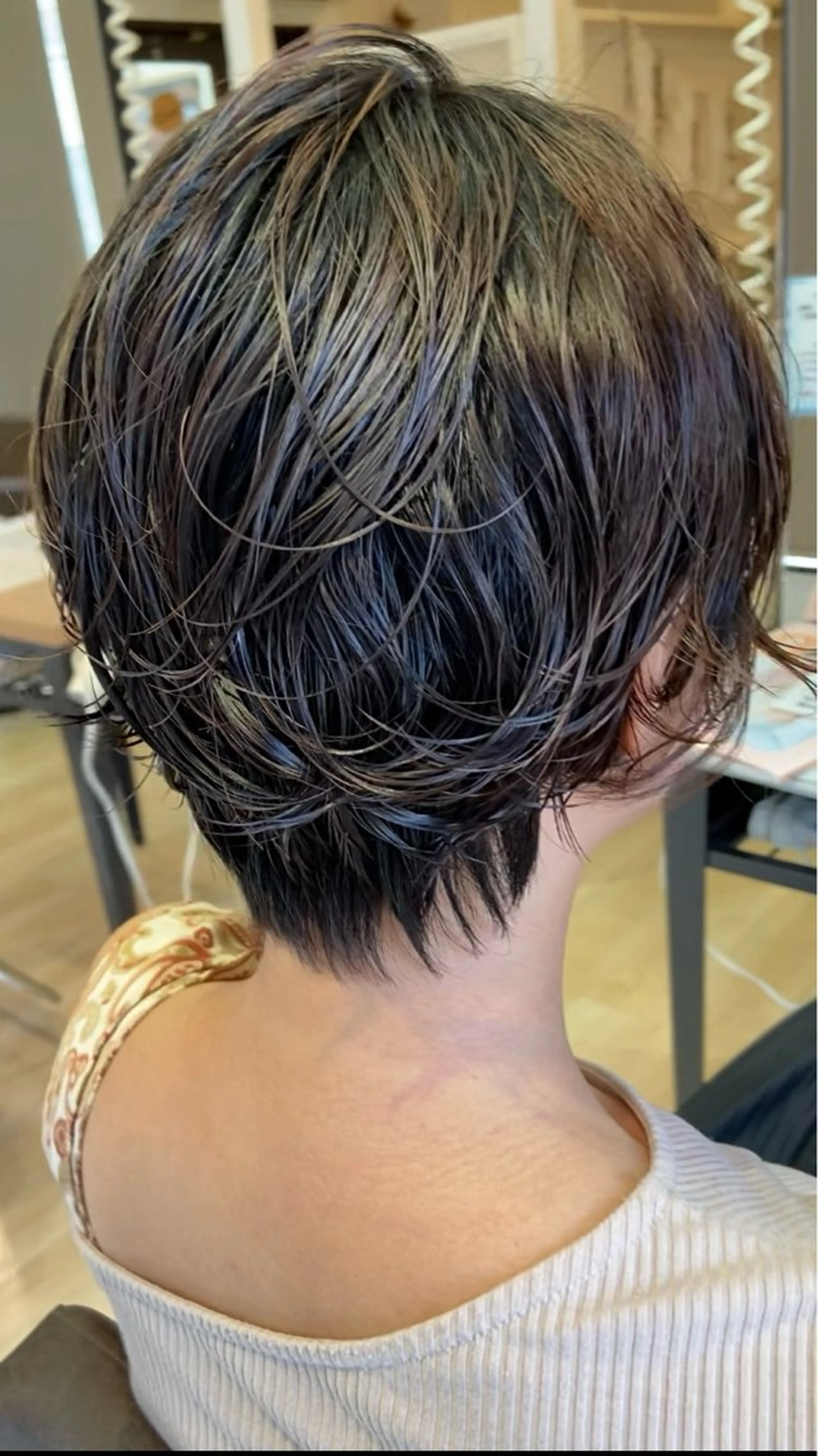 ショート パーマ コバヤシ ユウスケのヘアスタイル