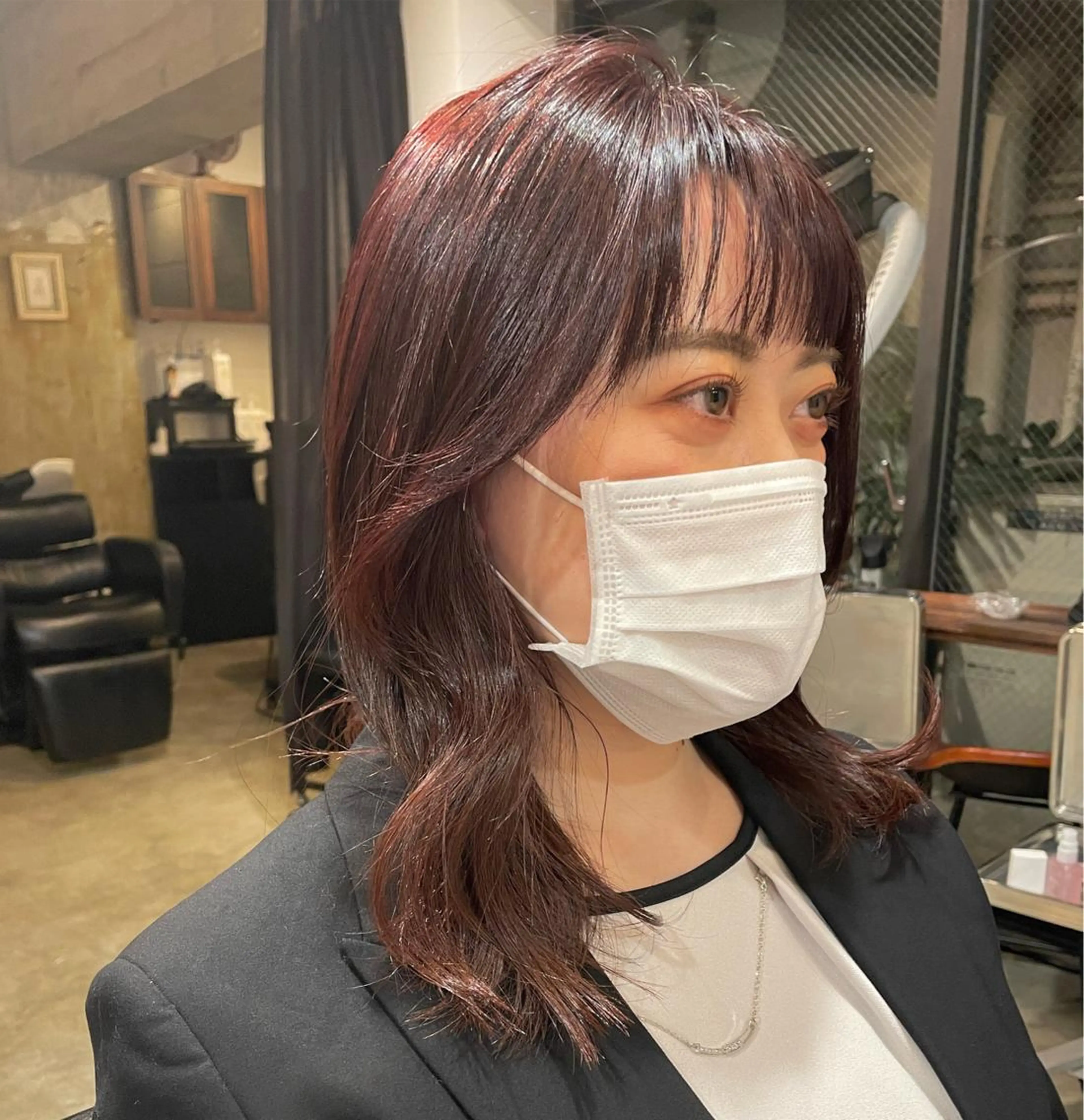 ミディアム カラー まつ毛パーマ🐏 NANAMIのマツエク・マツパデザイン