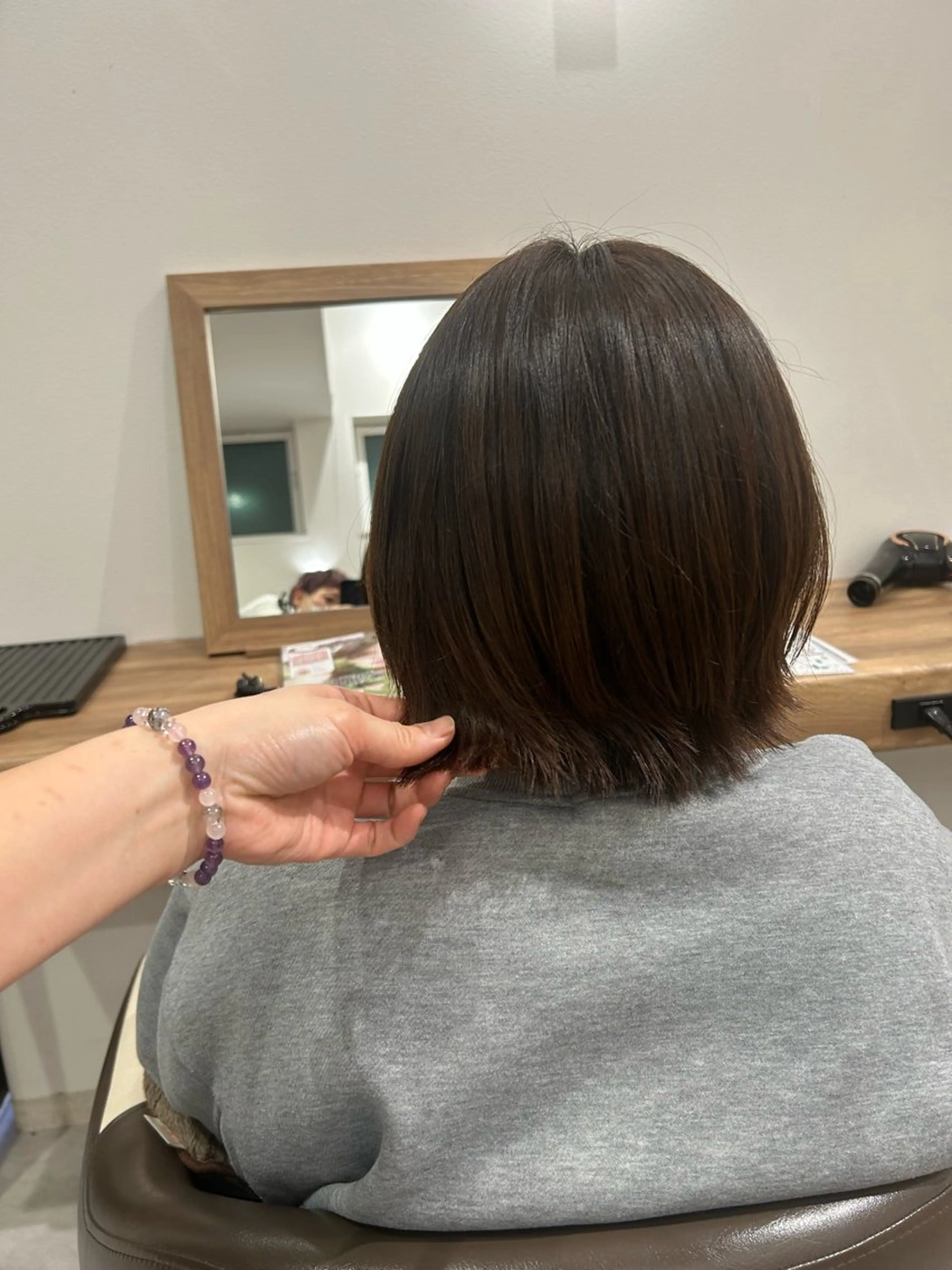 ミディアム やまこし 美裕樹のヘアスタイル