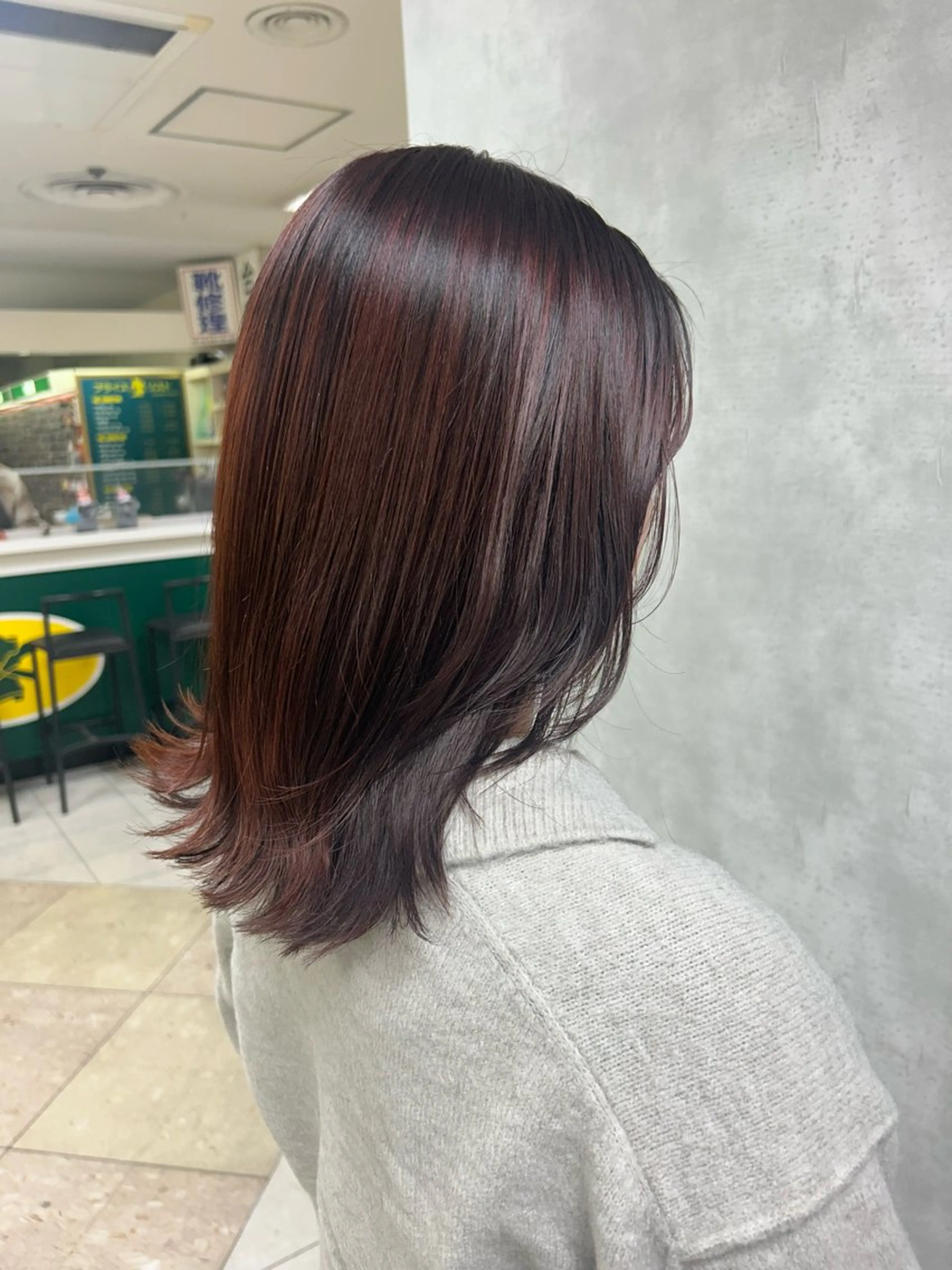 ミディアム カラー カット ヘアカラー トリートメント 🌈半谷 千尋⛅️✨のヘアスタイル