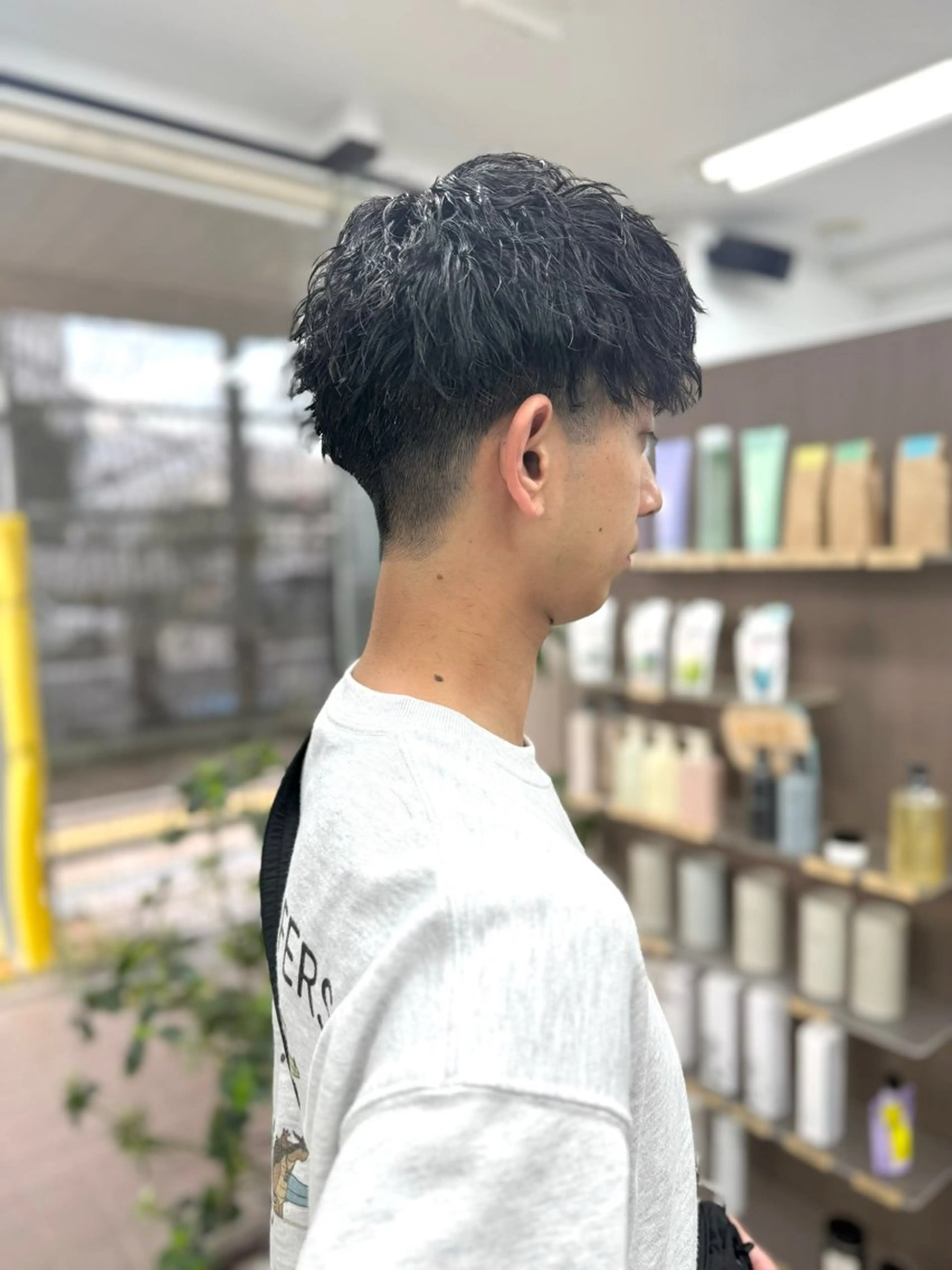 ショート パーマ メンズ メンズブリーチ メンズパーマ カット パーマ メンズパーマの達人 / タカシマダイスケのヘアスタイル
