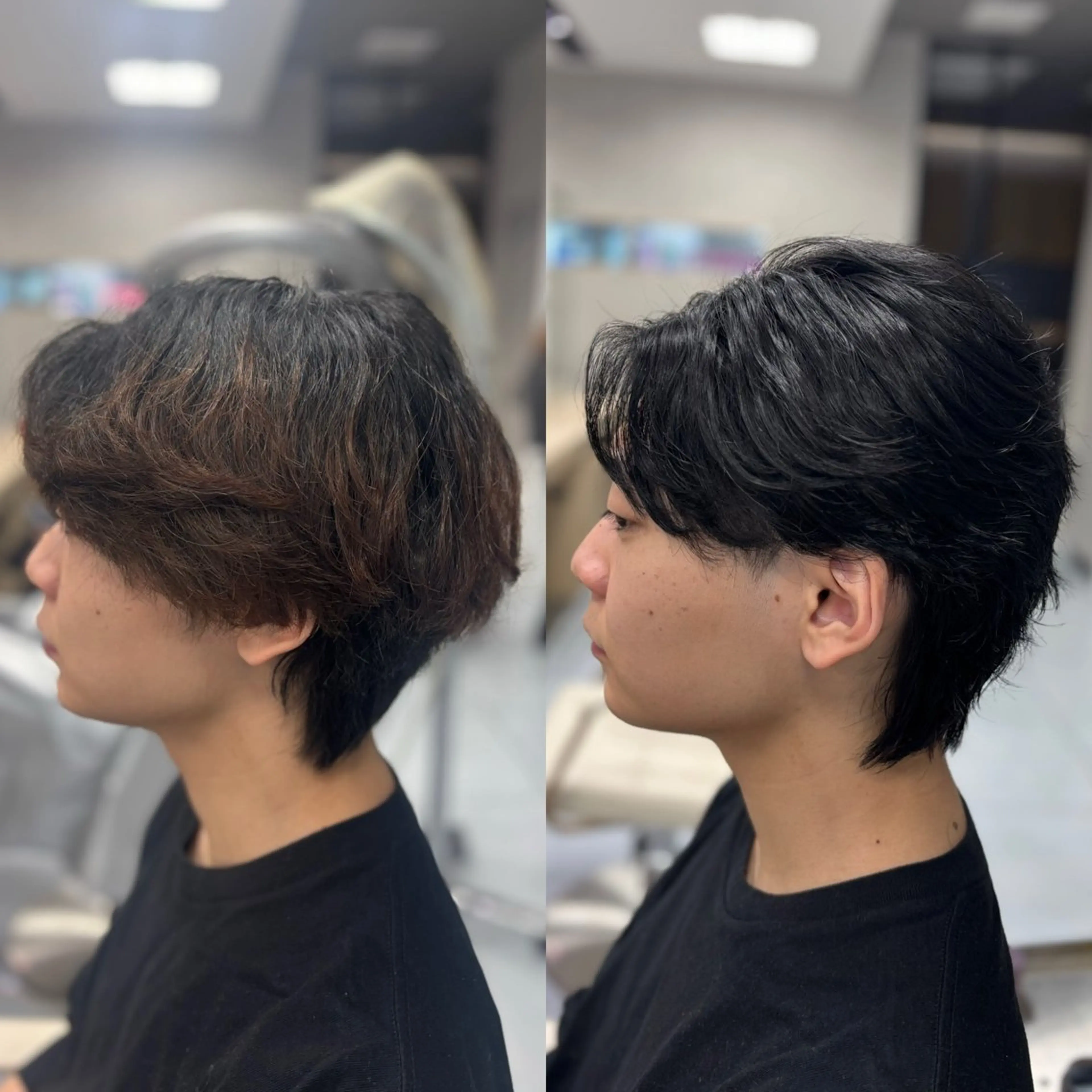 メンズ カット ヘアカラー パーマ メンズ特化韓国風 パーマスタイル/りんのヘアスタイル