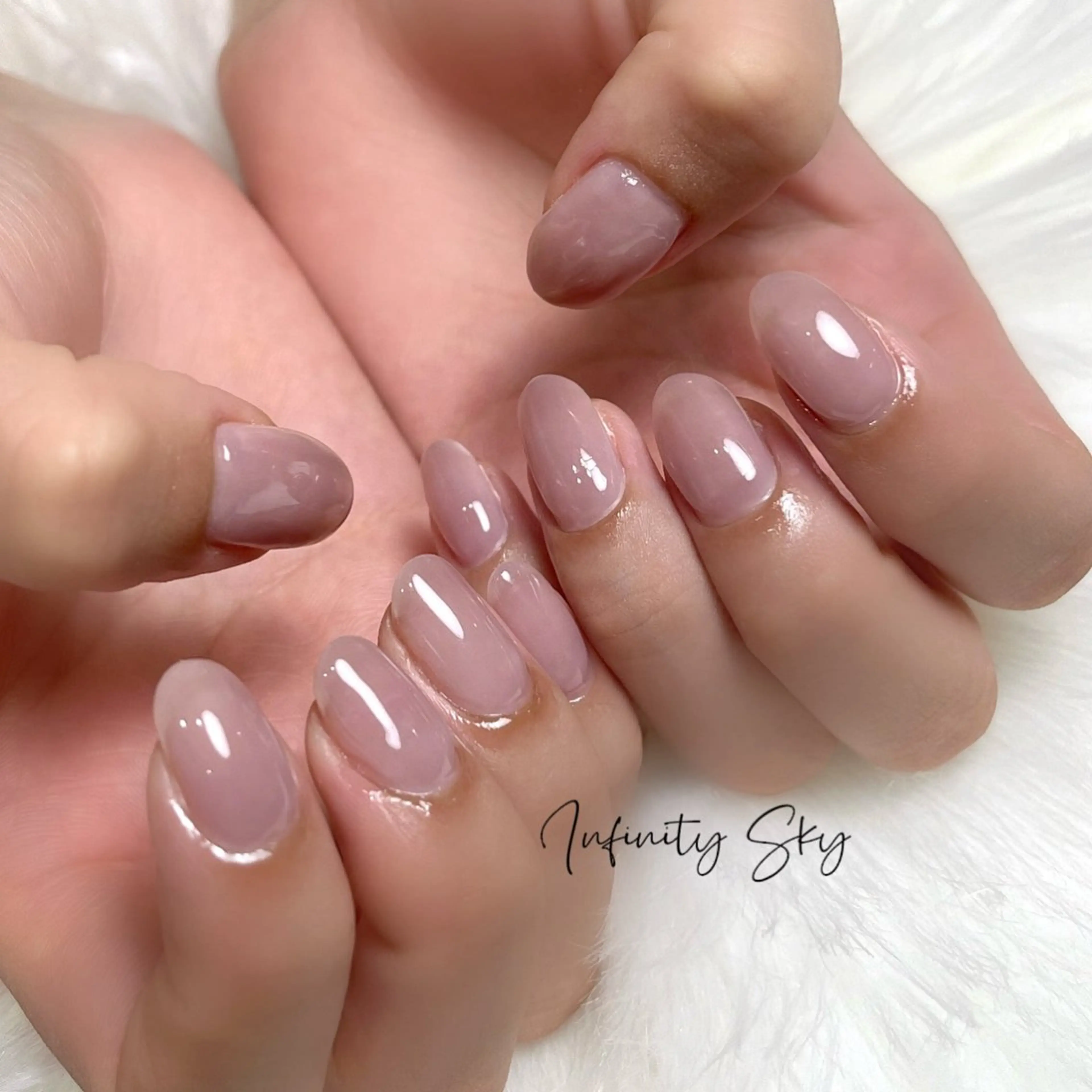 ネイル infinity skyのネイルデザイン