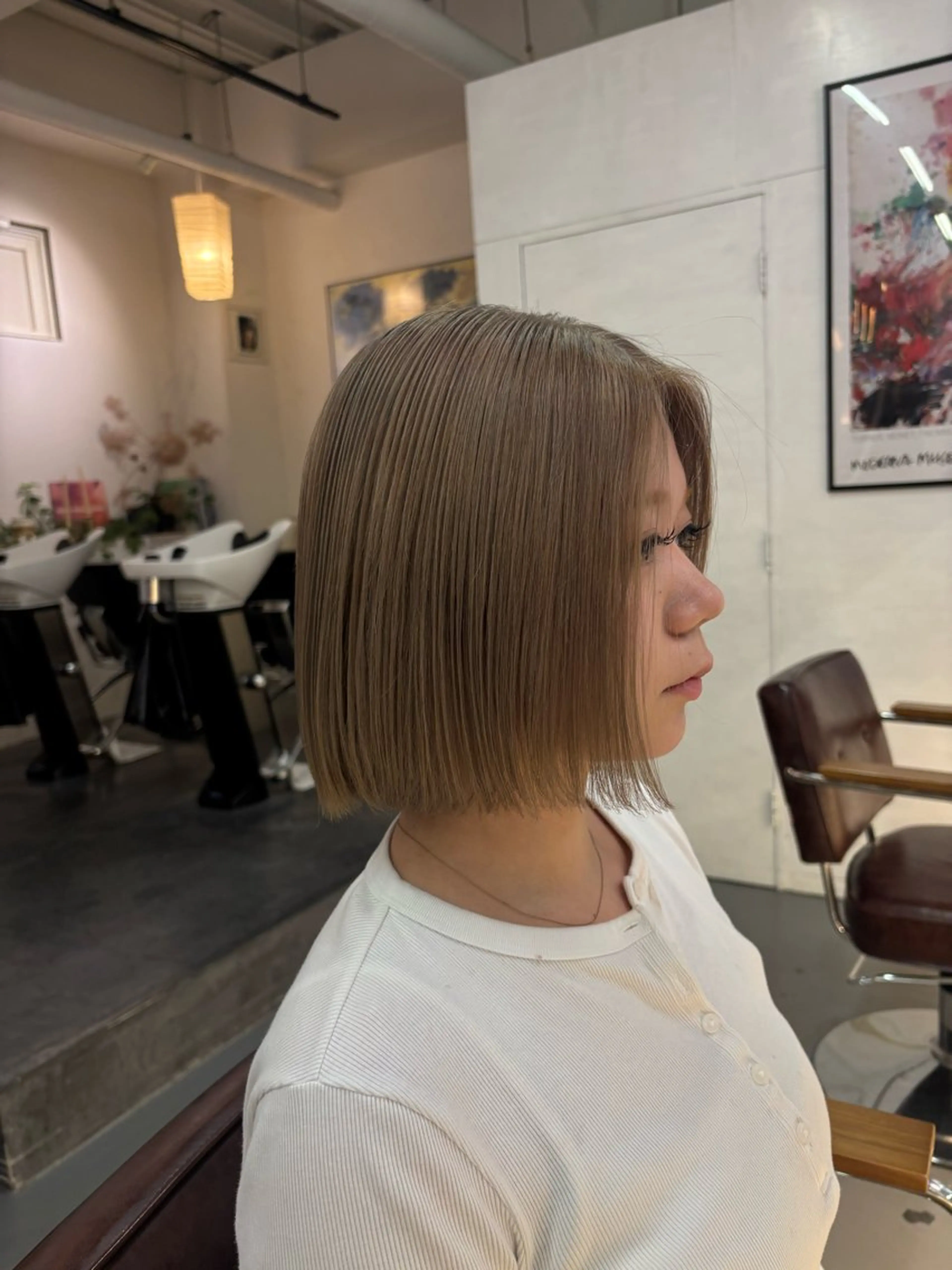 ショート ヘアカラー ooitヨシダ ミナミのヘアスタイル