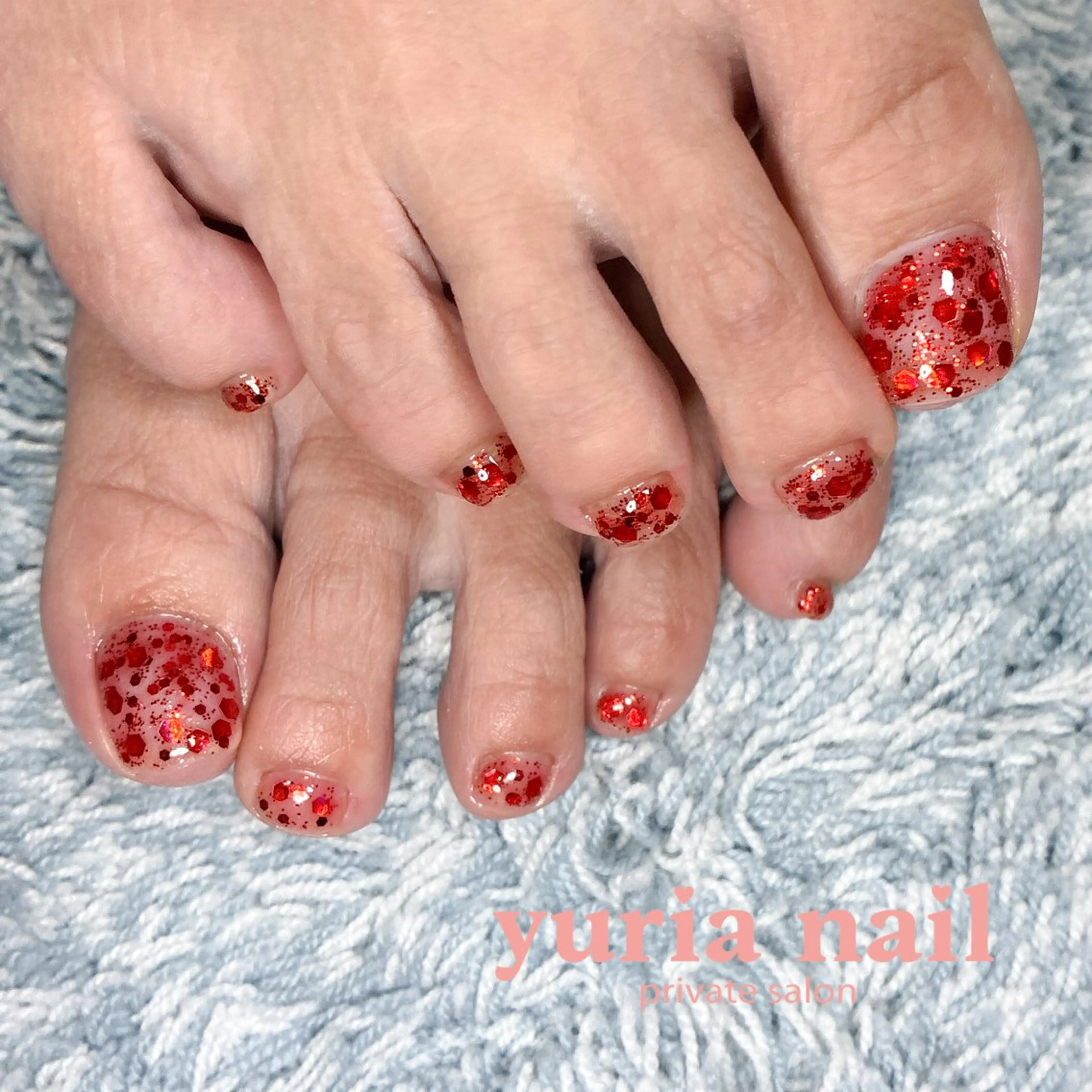 【フット】ワンカラー(オフ・ケア込み)の写真