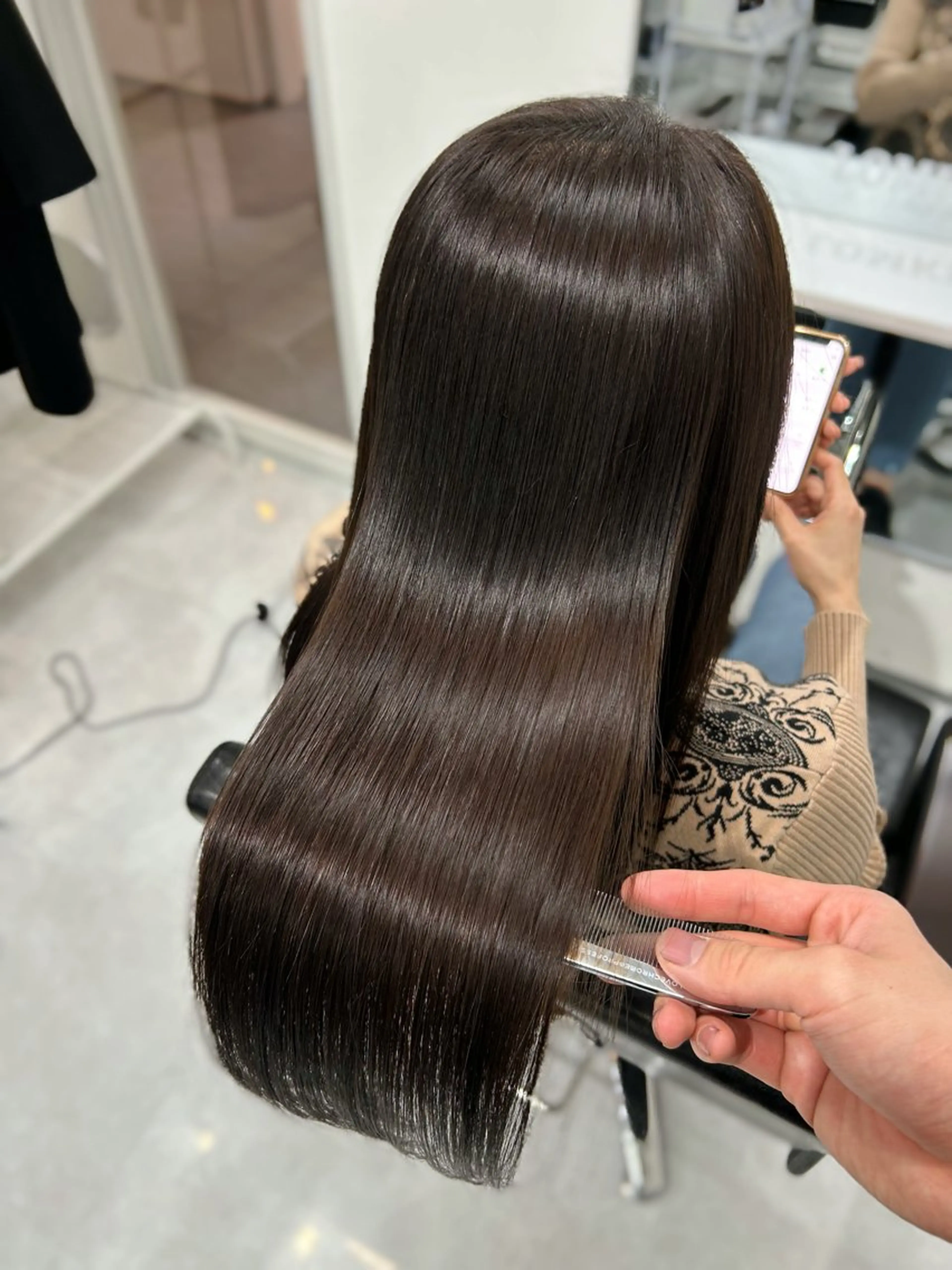 💖縮毛矯正×髪質改善トリートメント🫧の写真