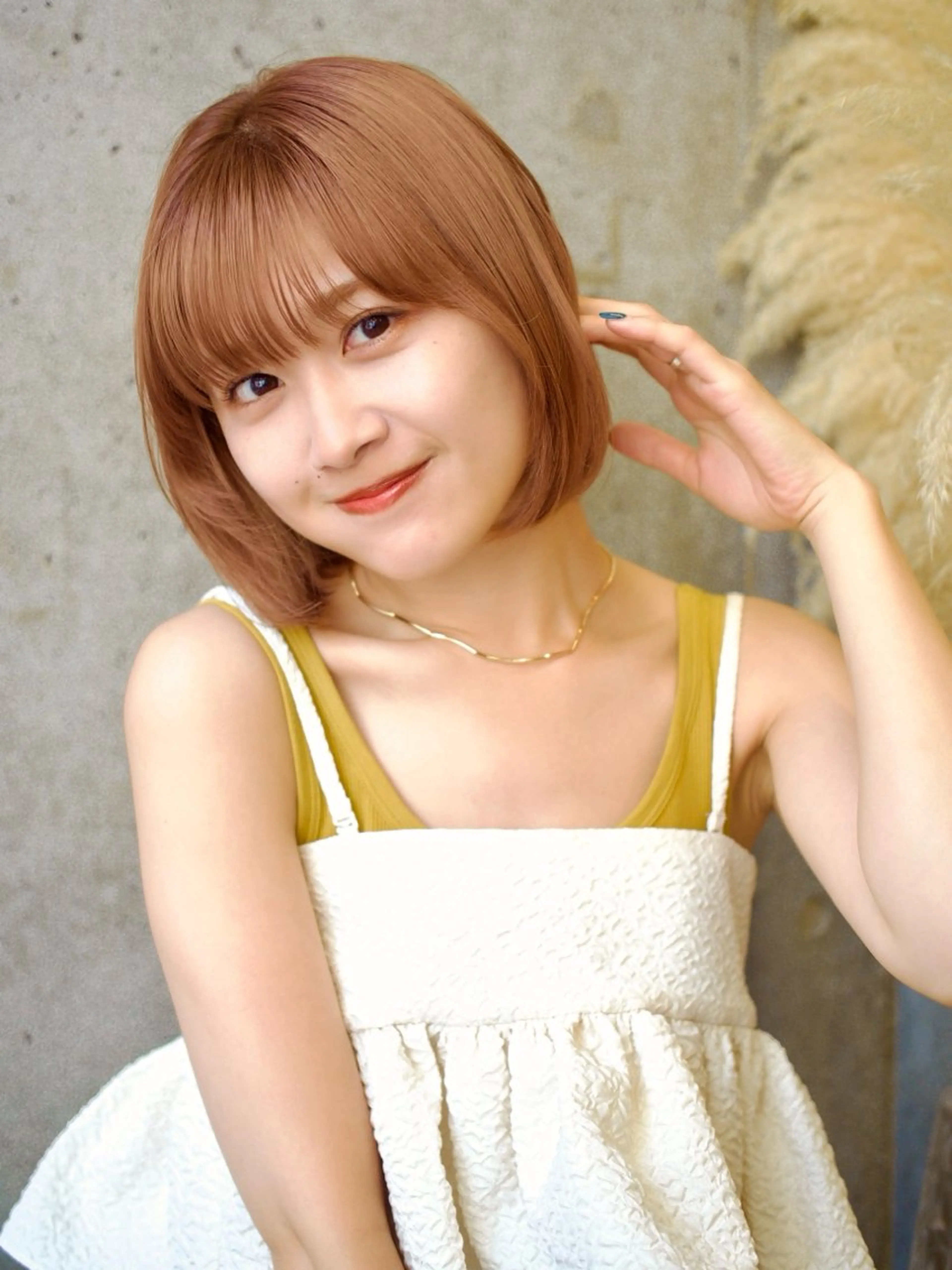 ミディアム カラー 越後 遥/ 透明感カラー🪞🤍のヘアスタイル