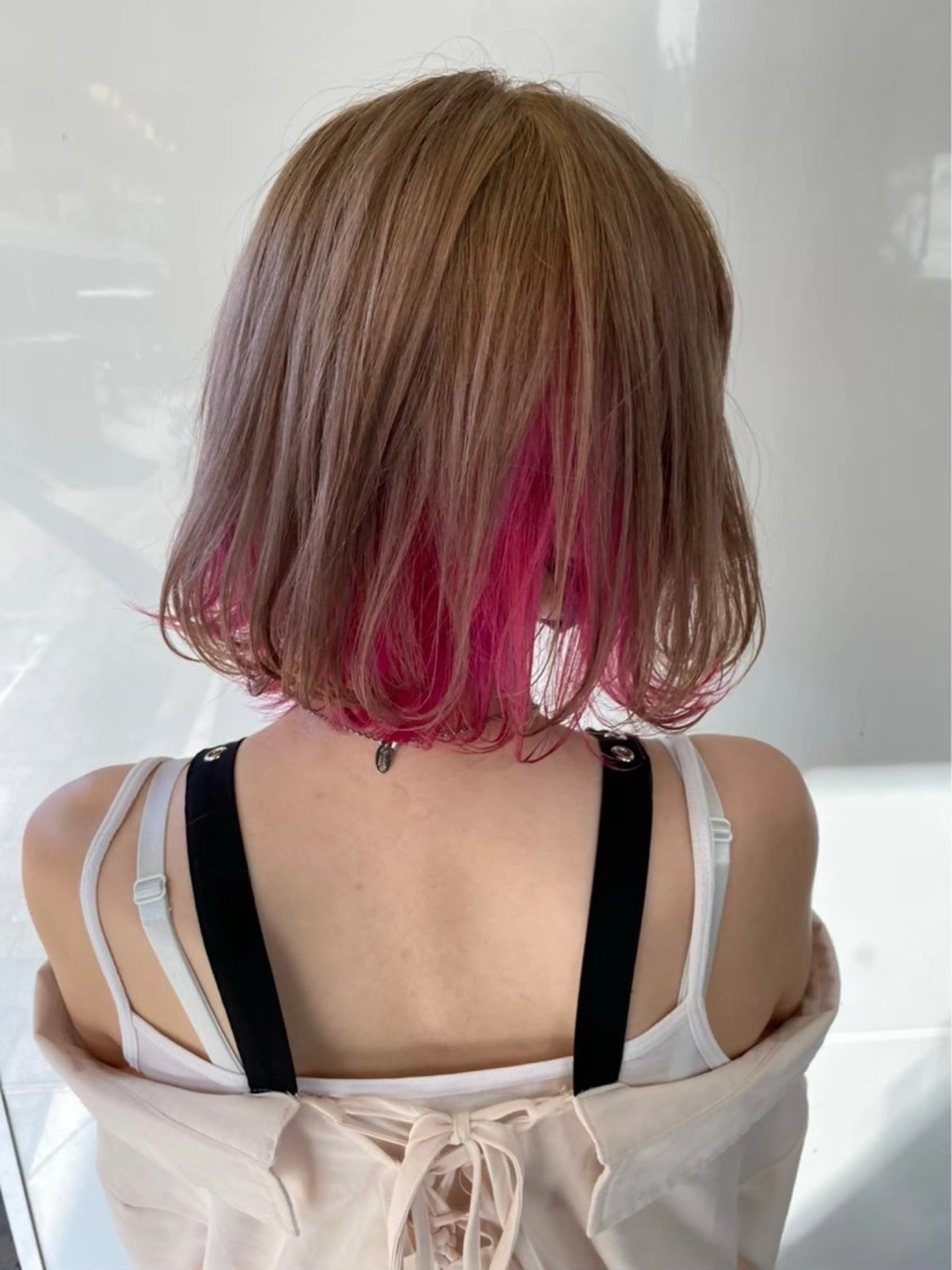 ショート カラー MOKA🌼 淵野辺デザインカラーのヘアスタイル