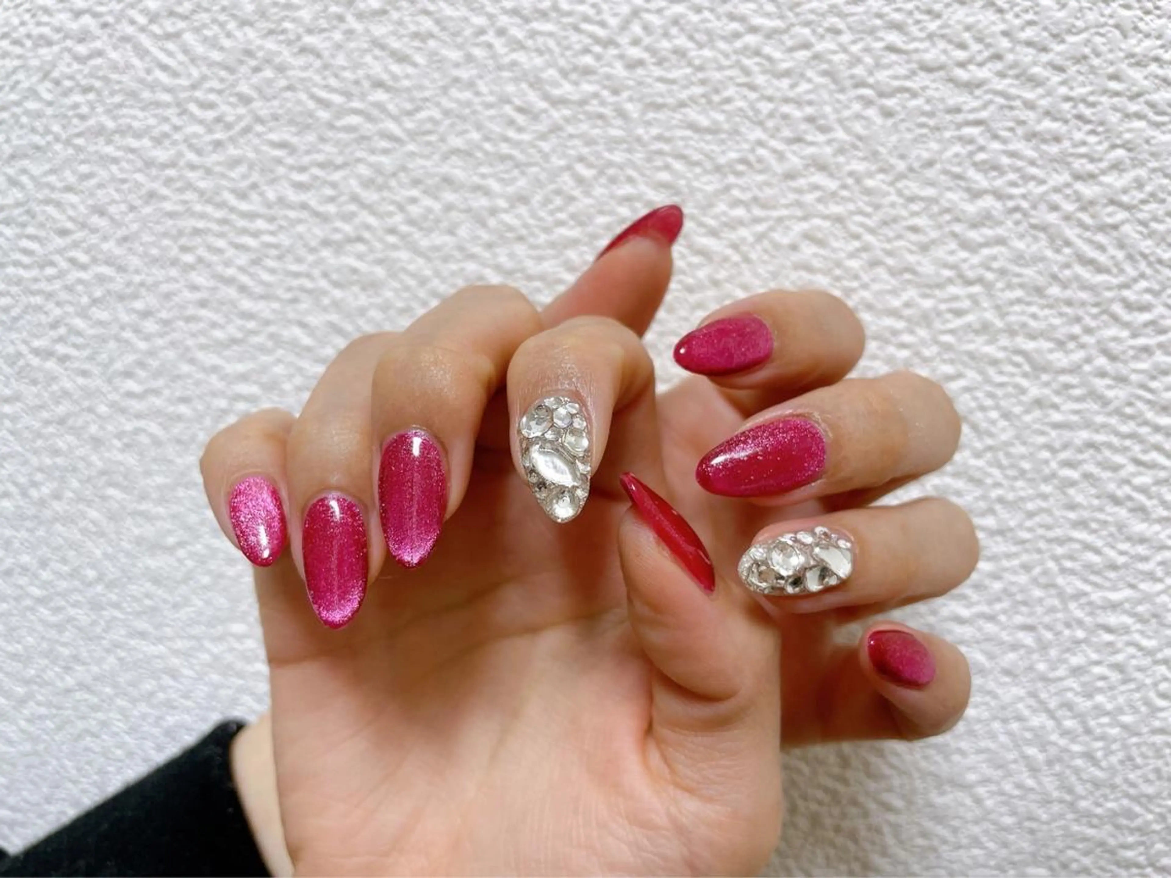 ネイル 桜ネイル フレンチネイル ジェルネイル ガラスフレンチ 韓国ネイル ハンドネイル kiki nail &brow二子玉川の眉毛・アイブロウイメージ