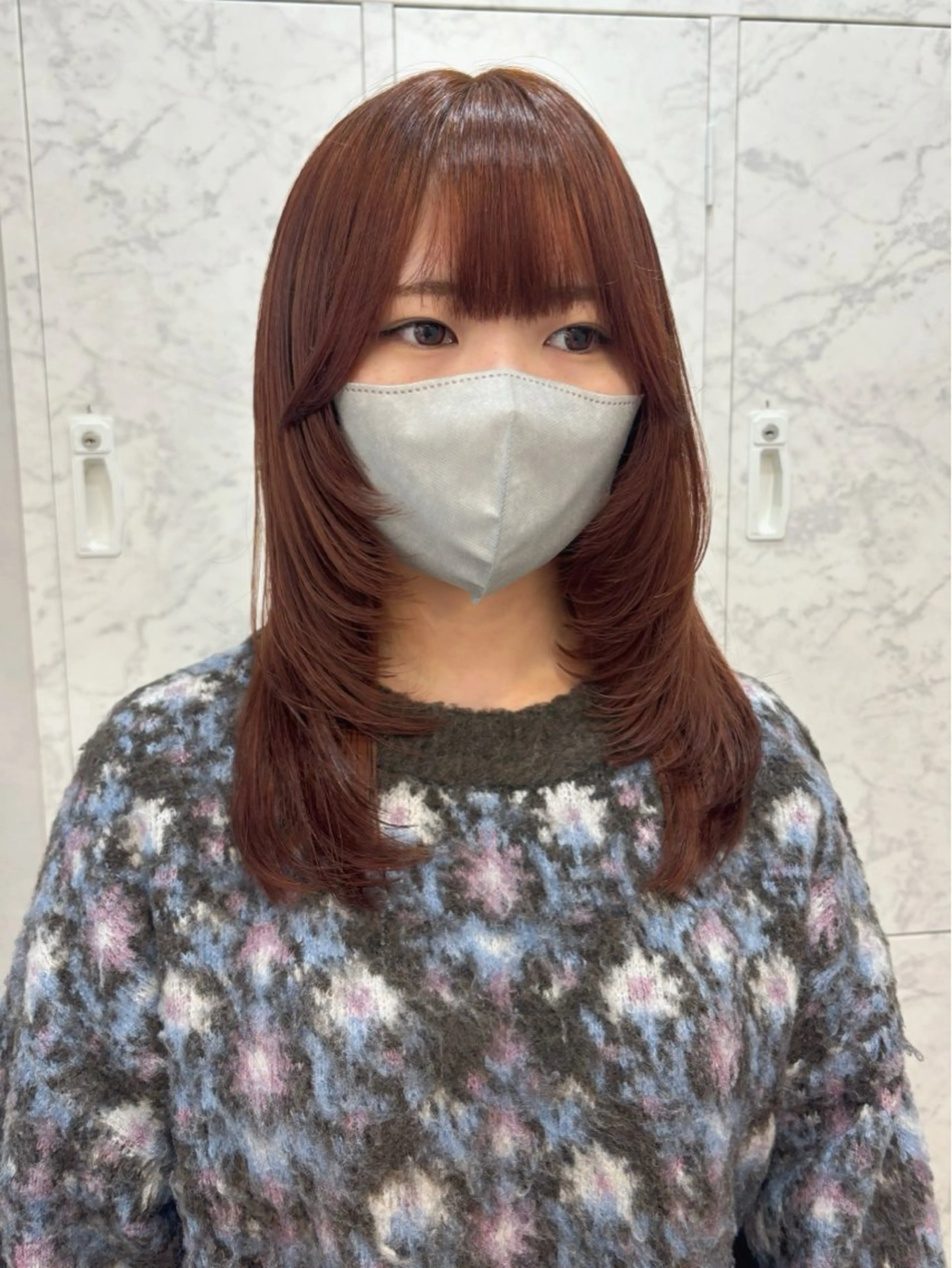 セミロング カラー ヘアアレンジ ヘアカラー トリートメント 🌷艶髪/髪質改善/ 松村きさら🌷のヘアスタイル