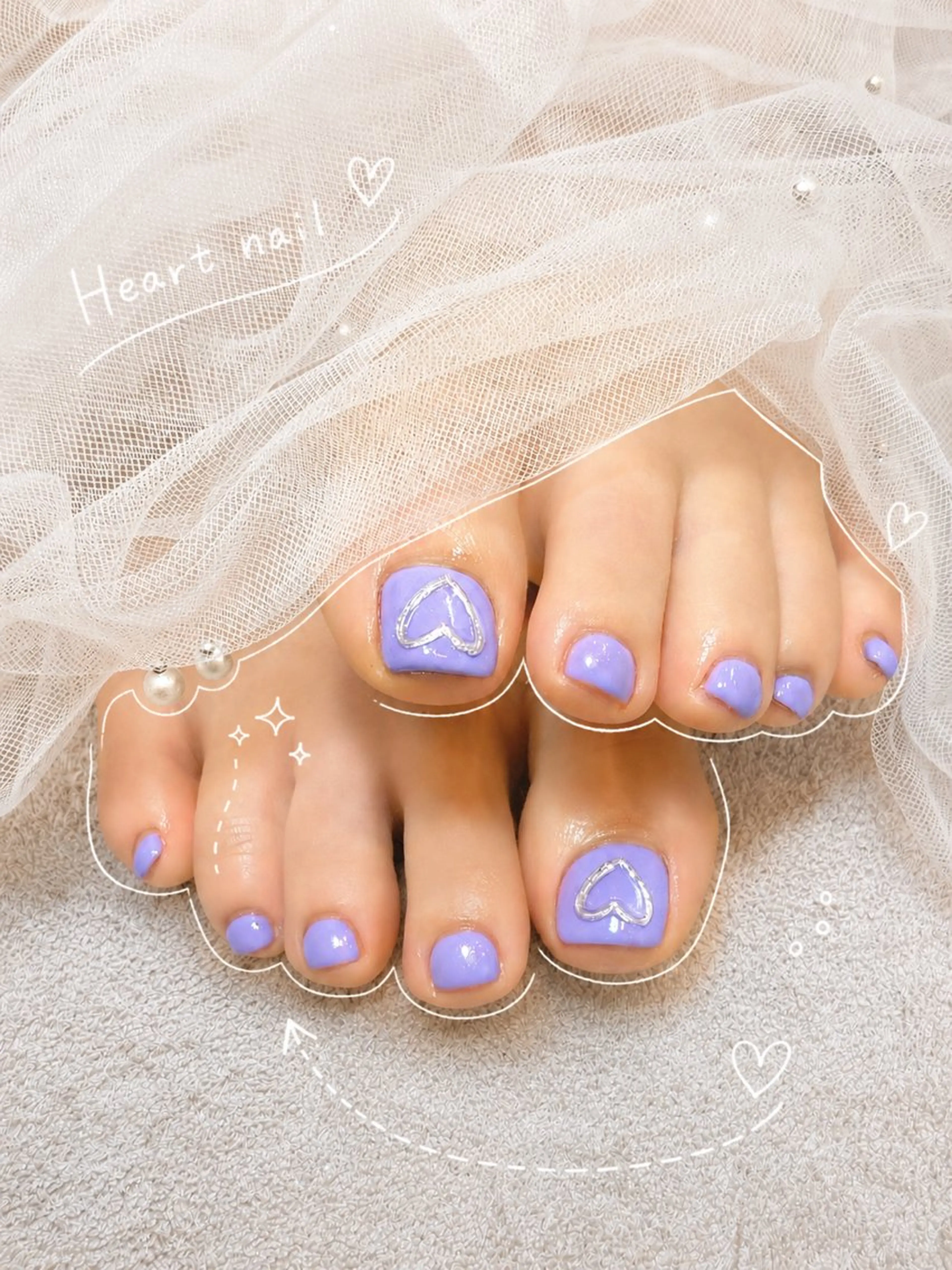 ネイル 持ち込み フットネイル Mia nail 【平尾駅徒歩8分】のネイルデザイン