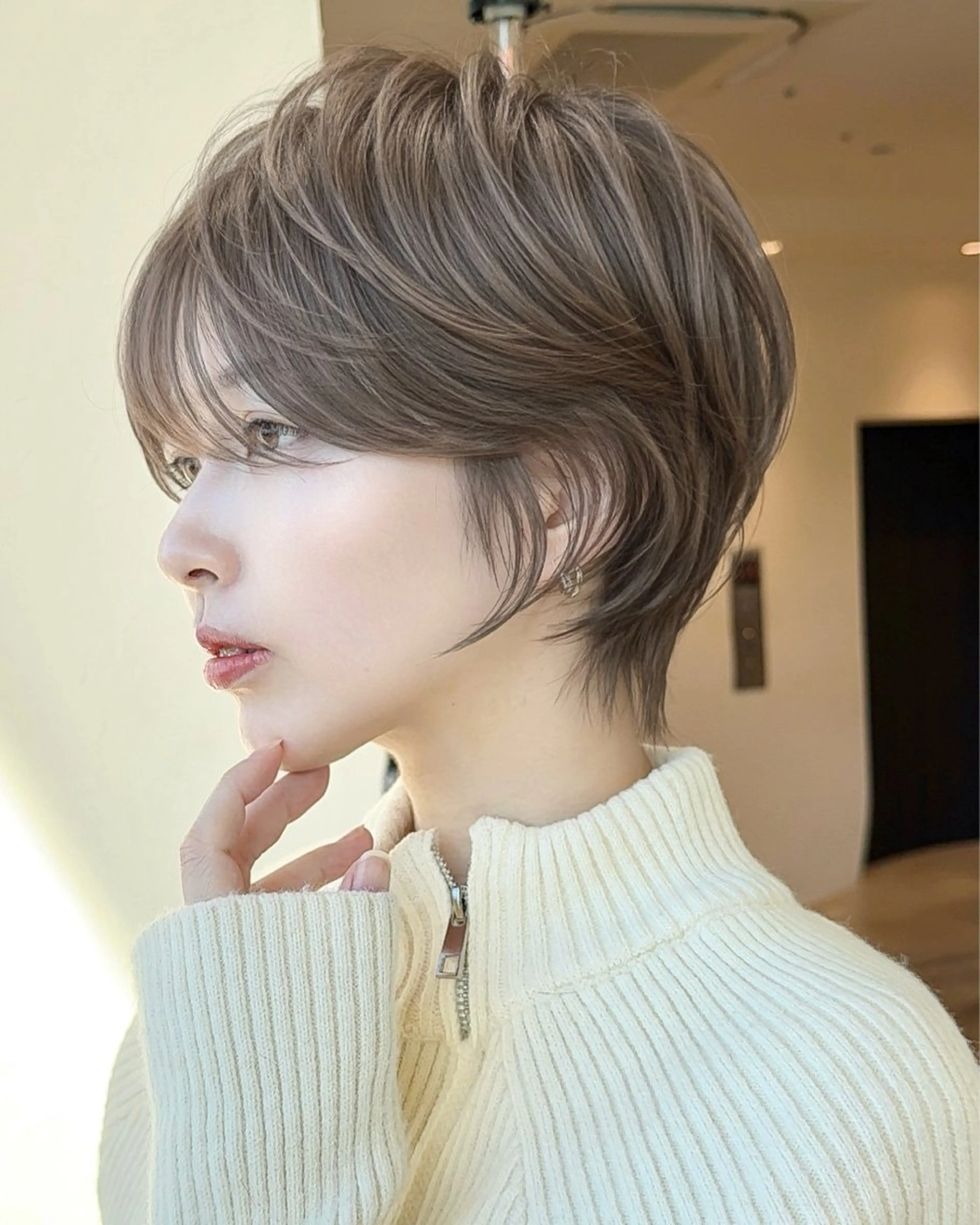 ショート カラー ⭐️銀座/ショート/ 艶カラー/りょうがのヘアスタイル