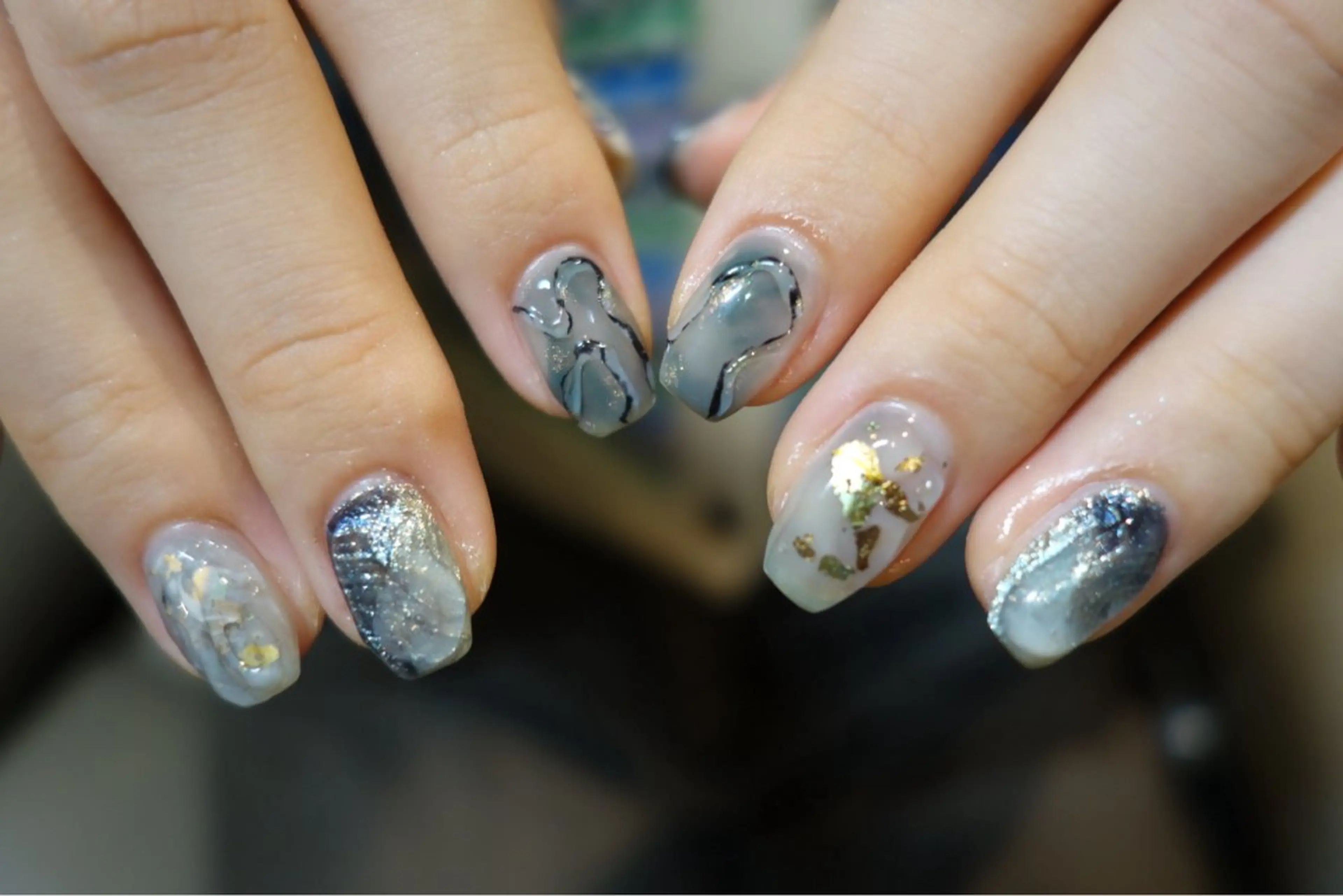 ネイル ニュアンスネイル tsumeasobi 🪬macoのネイルデザイン