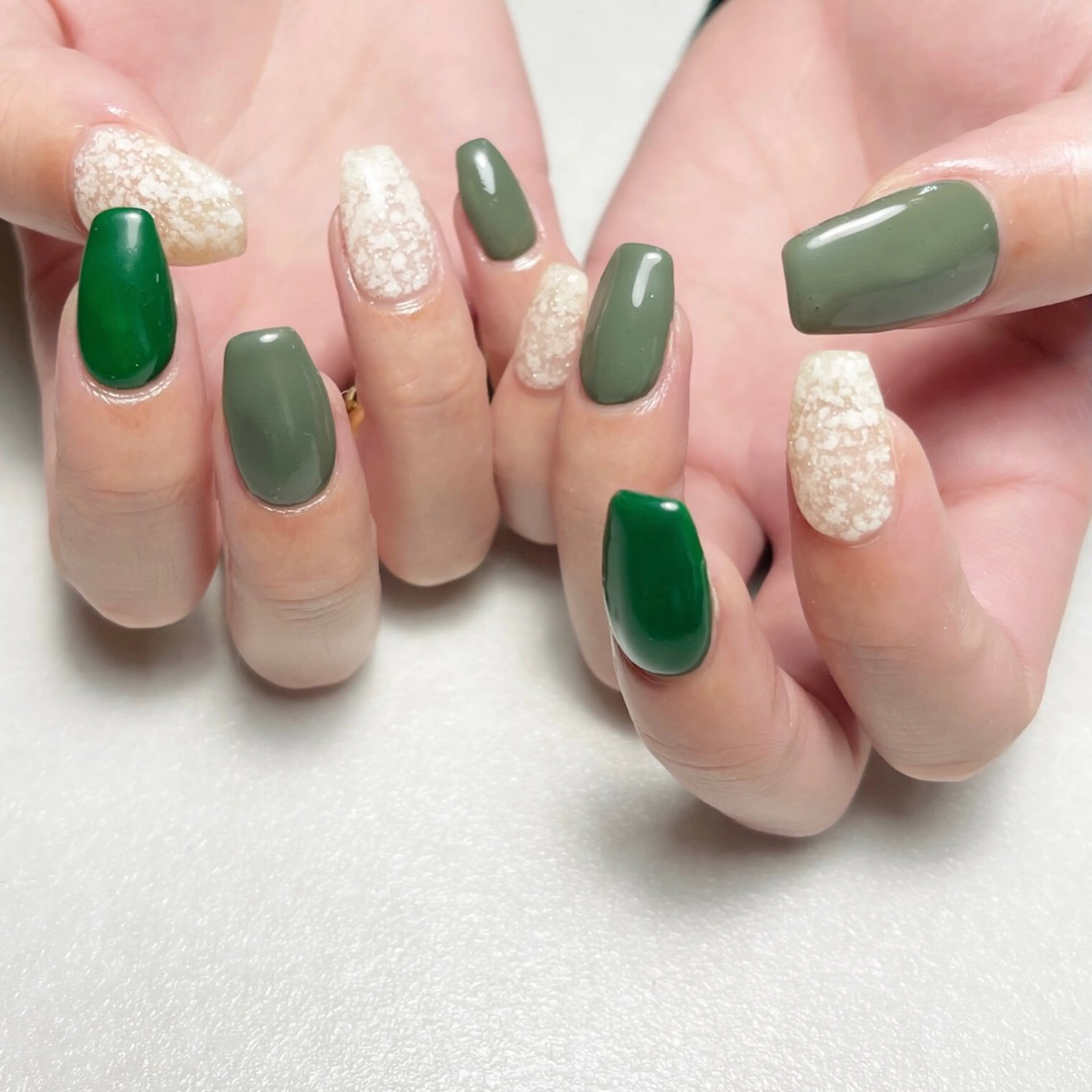 色混ぜ無料⭐️ジェルワンカラー💖の写真