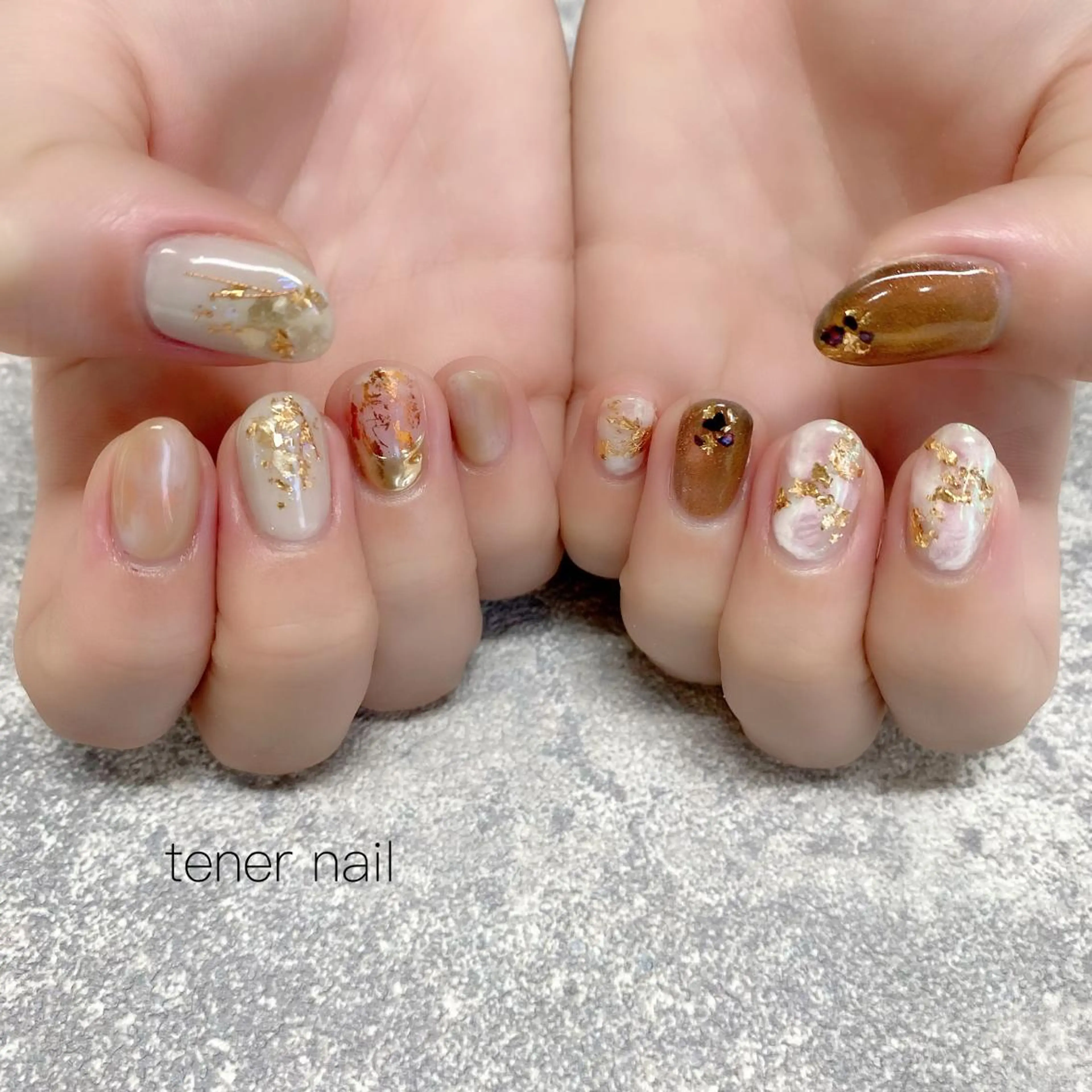 ネイル ニュアンスネイル テネルネイル tener nailのネイルデザイン